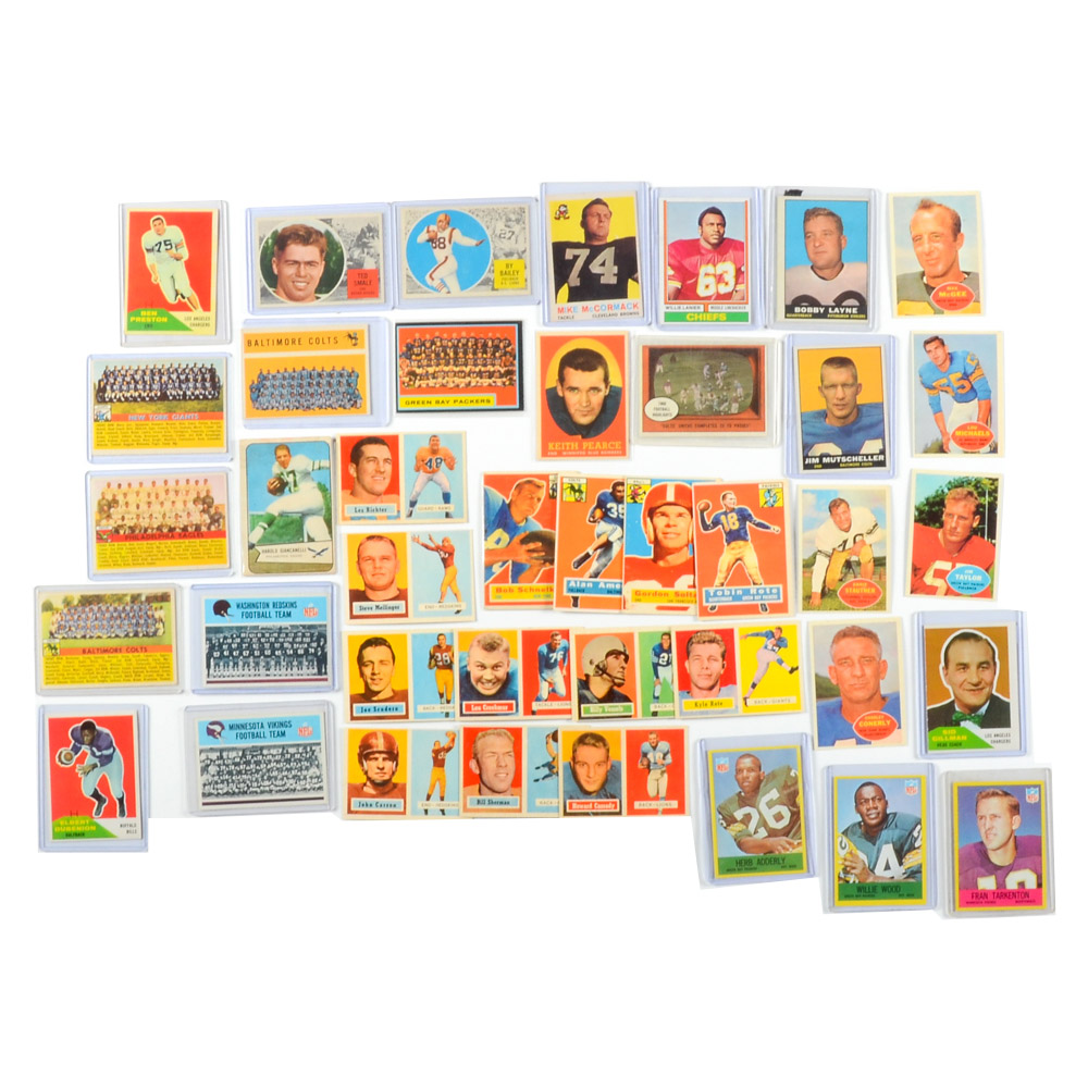 1950s and 1960s Football Cards