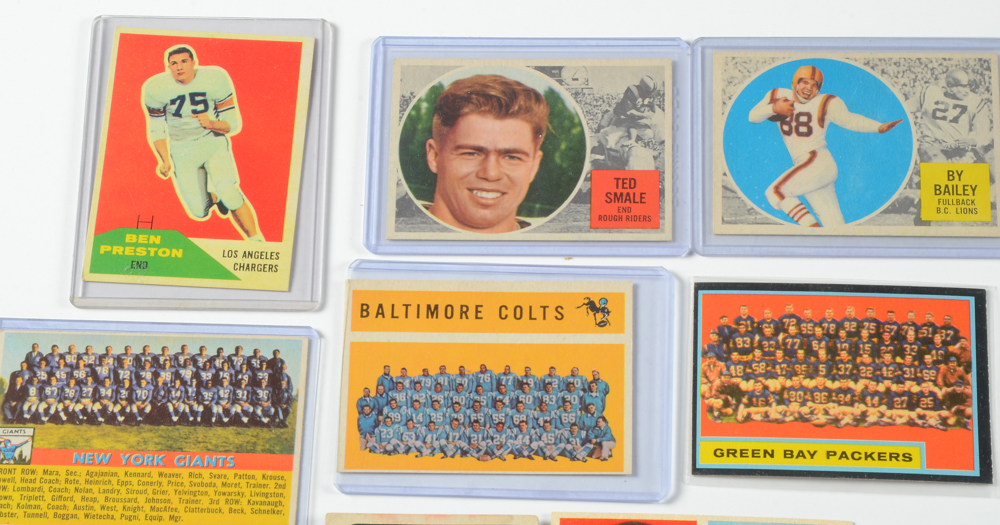 1950s and 1960s Football Cards