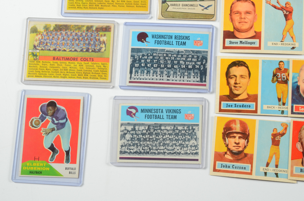 1950s and 1960s Football Cards
