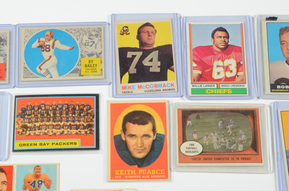 1950s and 1960s Football Cards