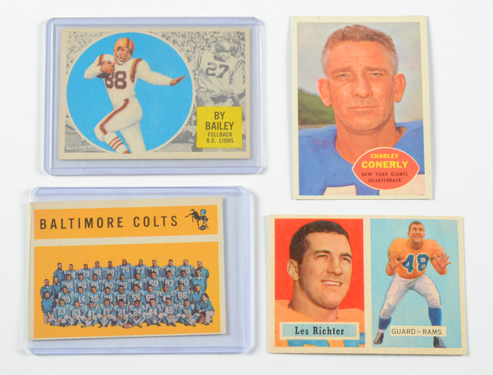 1950s and 1960s Football Cards