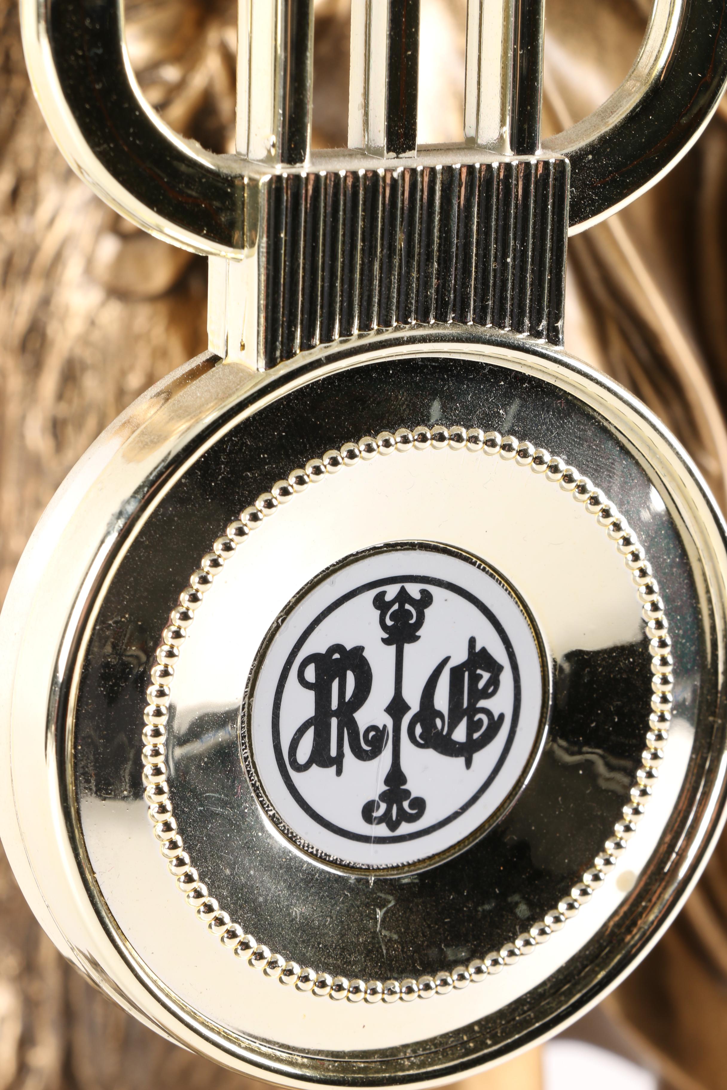 Crosa Art Nouveau Style Figural Swinger Clock