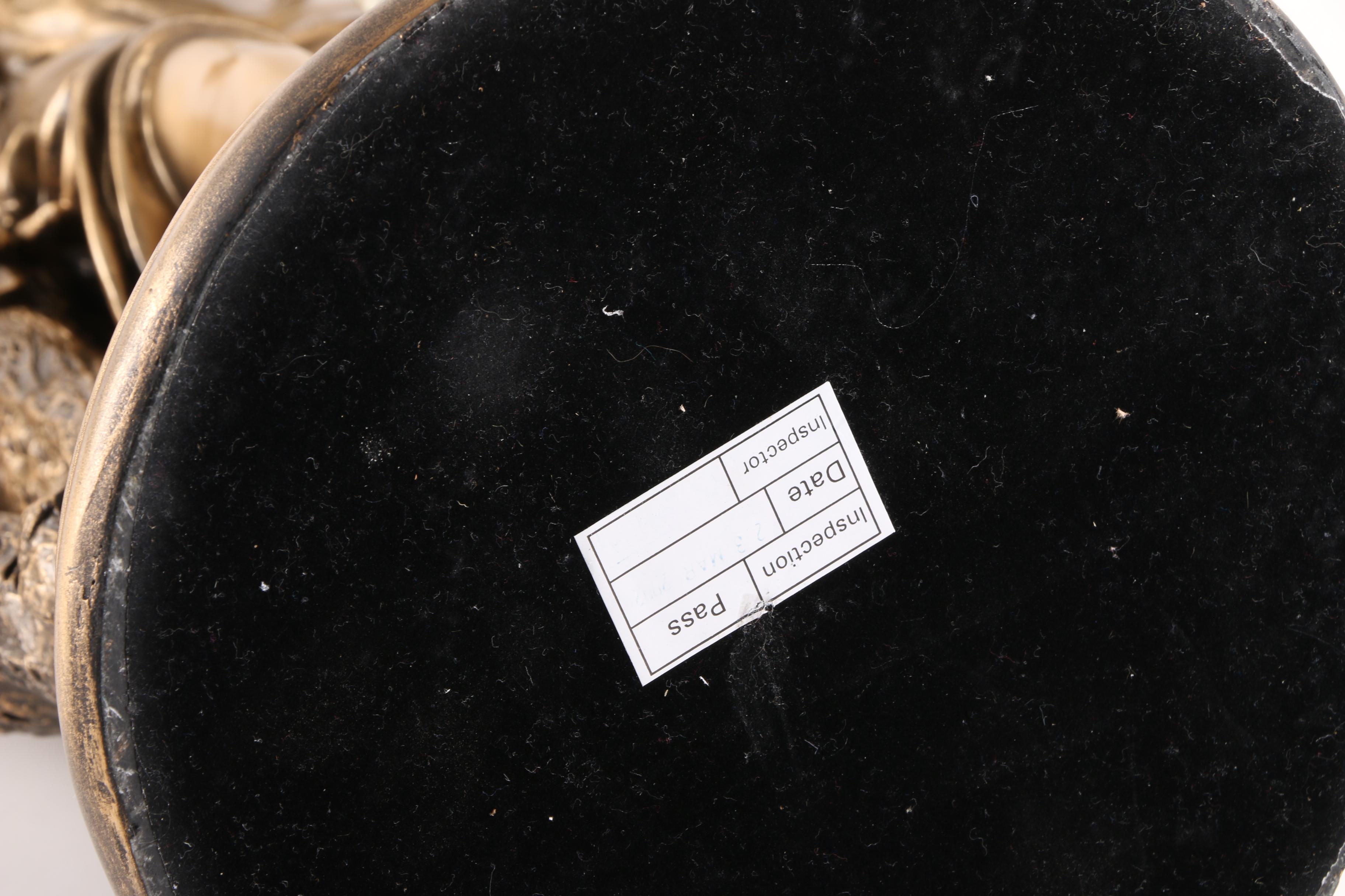 Crosa Art Nouveau Style Figural Swinger Clock