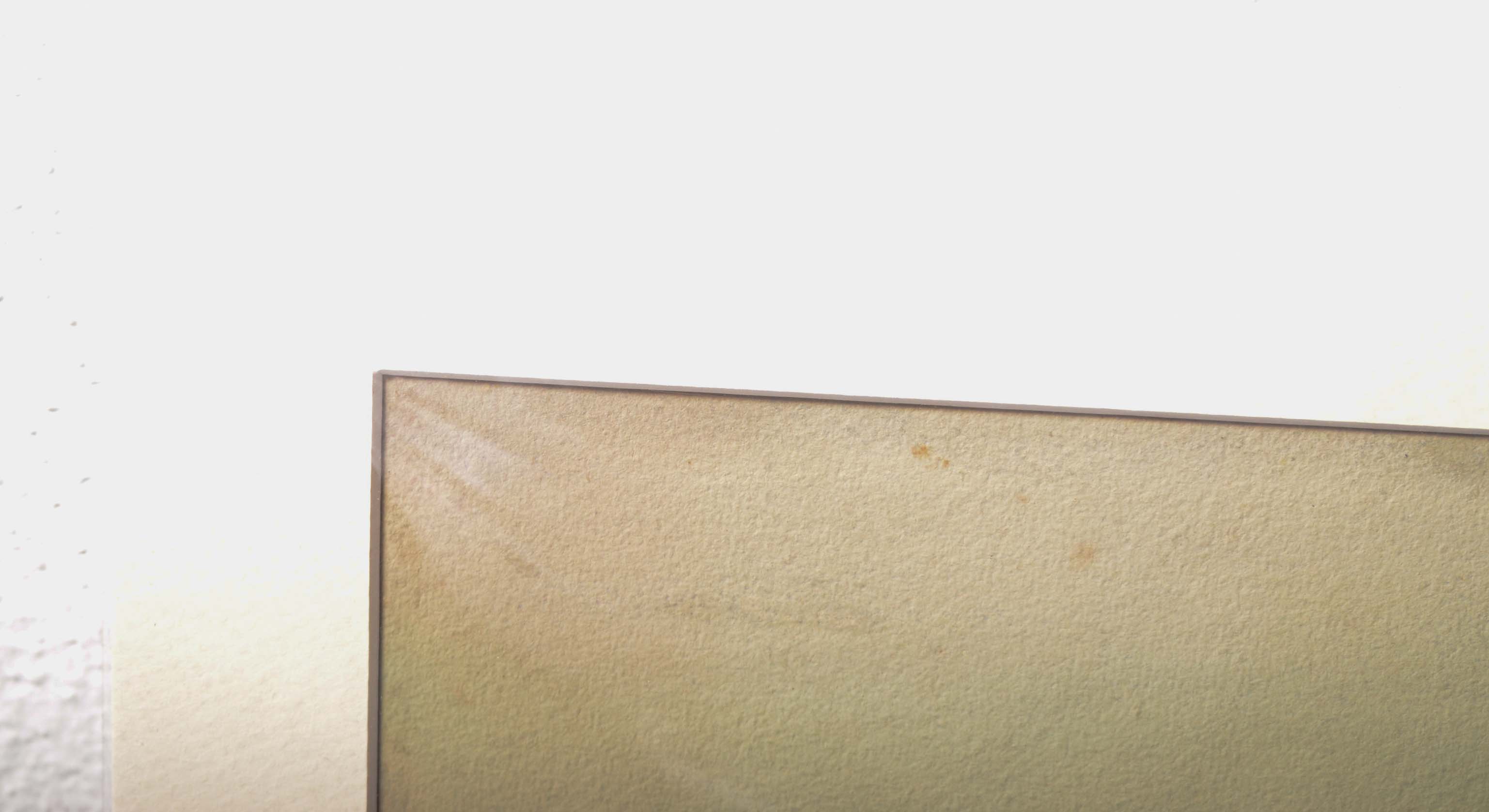 Charles Liedl Watercolor of Cornstalks