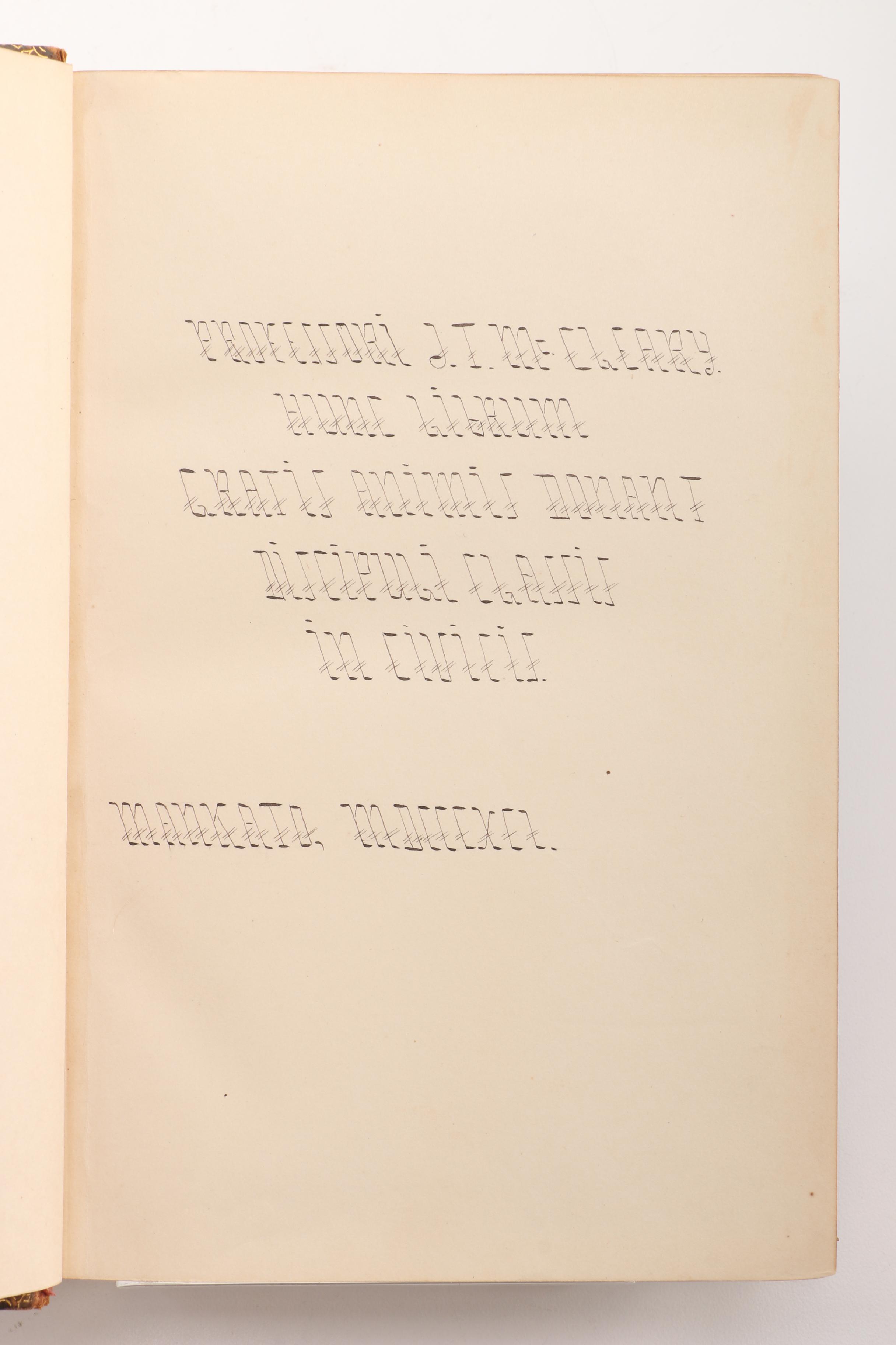 Antique "The Poetical Works of Longfellow" Household Edition