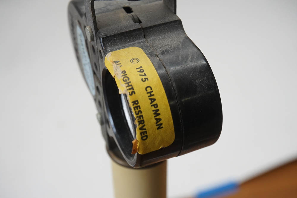 Vintage Chapman Lighting Ram's Horn and Brass Table Lamp