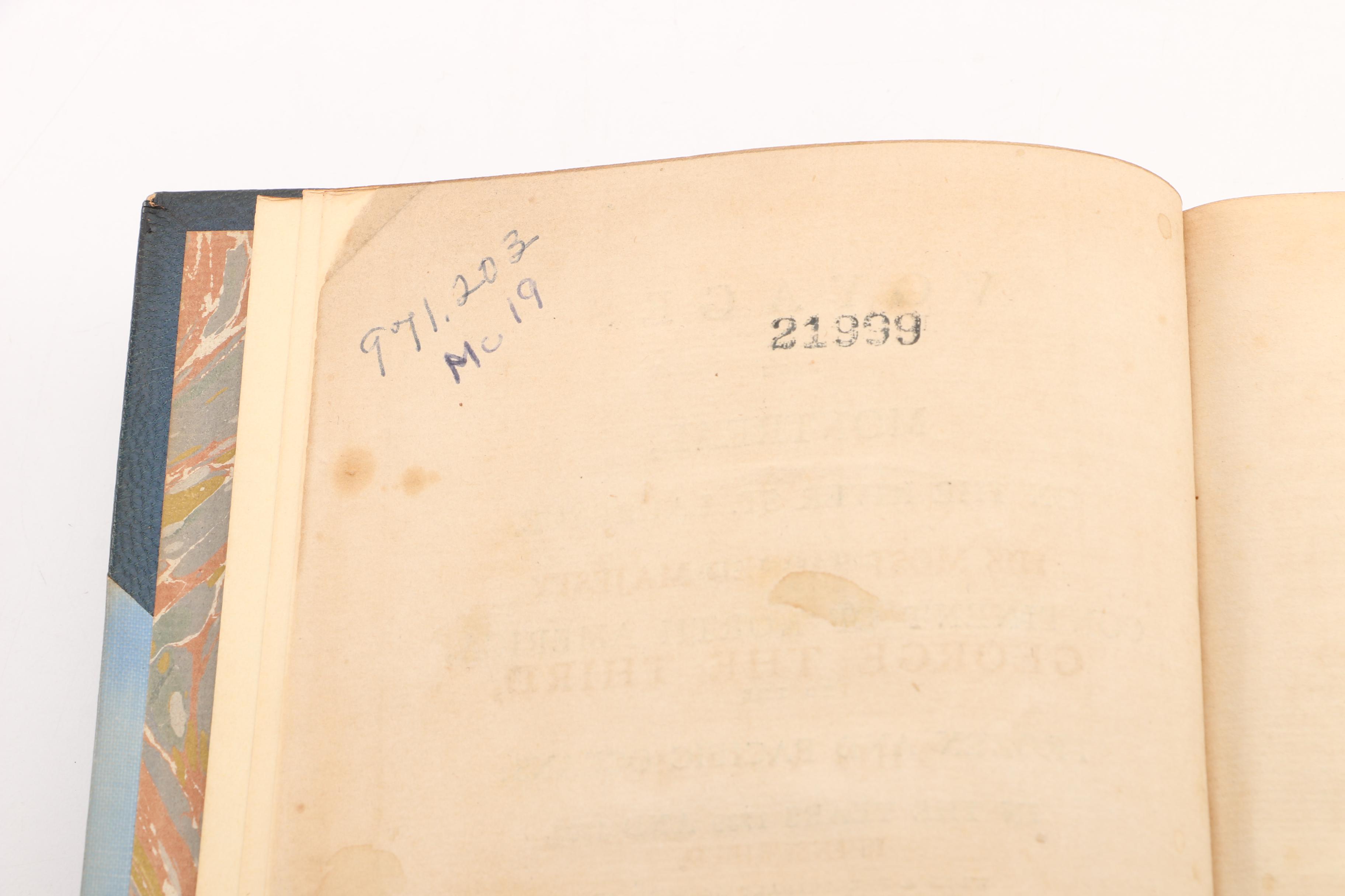 1802 "Mackenzie's Voyages" by G.F. Hopkins First American Edition