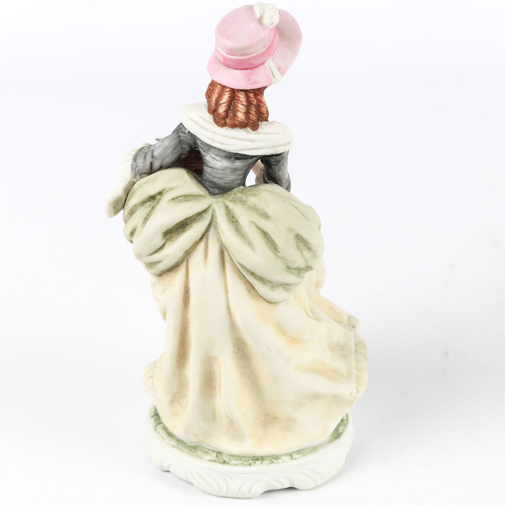 Lefton Hand Painted Porcelain Figurines "Norman" and "Elaine"