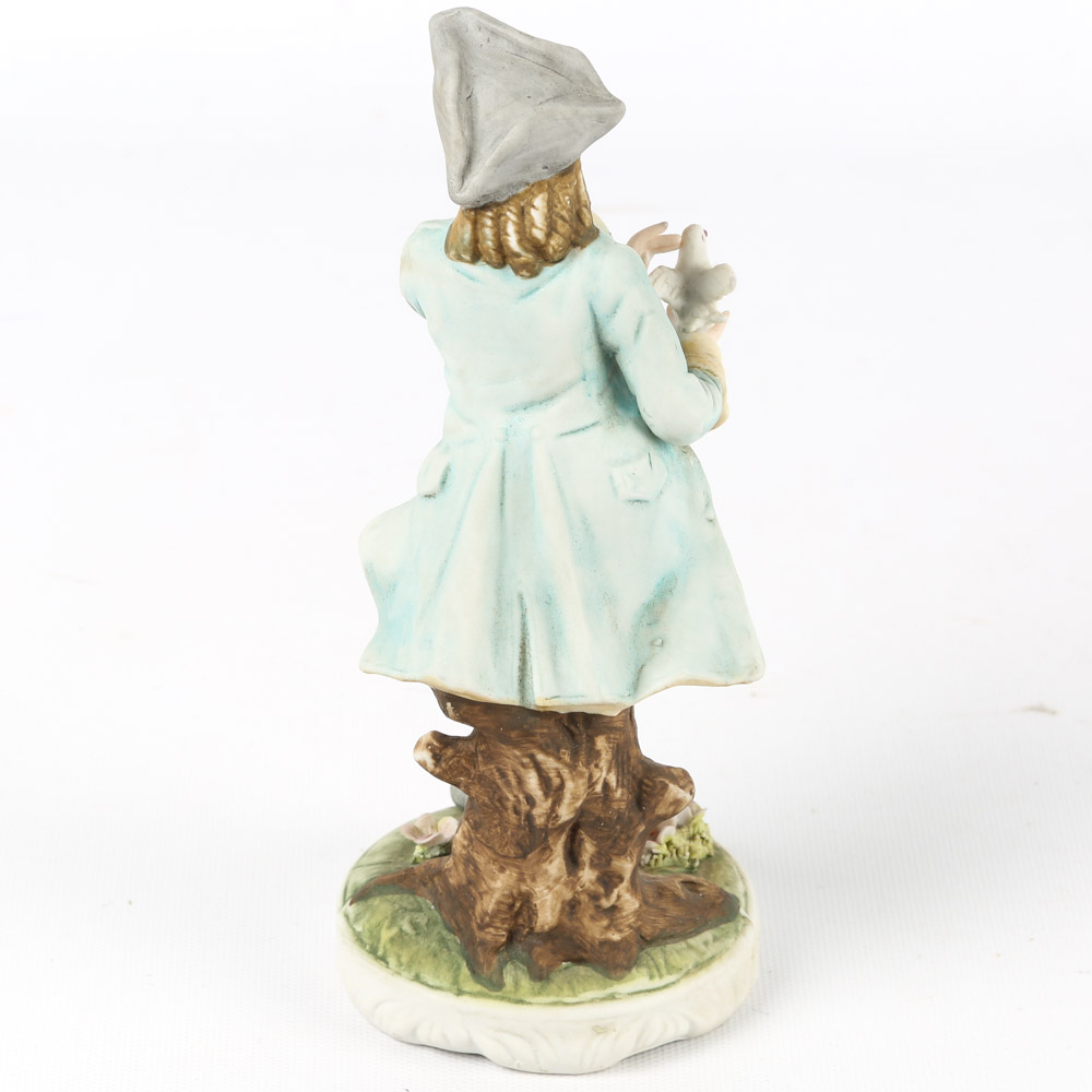 Lefton Hand Painted Porcelain Figurines "Norman" and "Elaine"