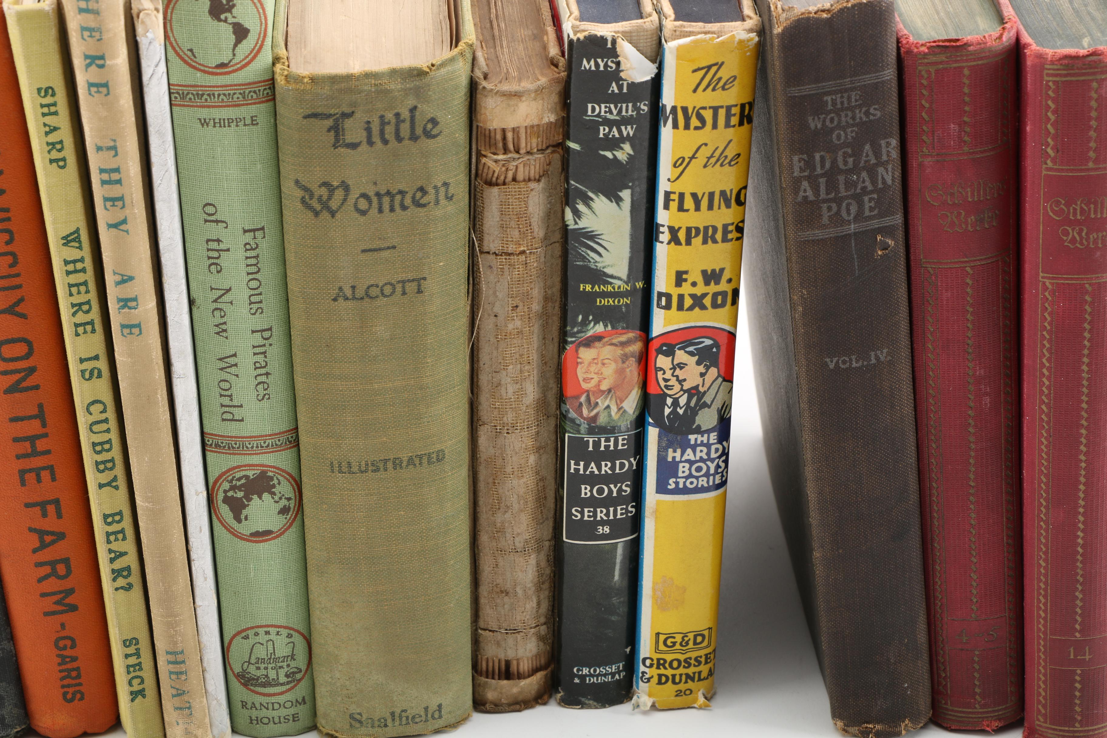 Vintage Books Including "The Hardy Boys" Mysteries