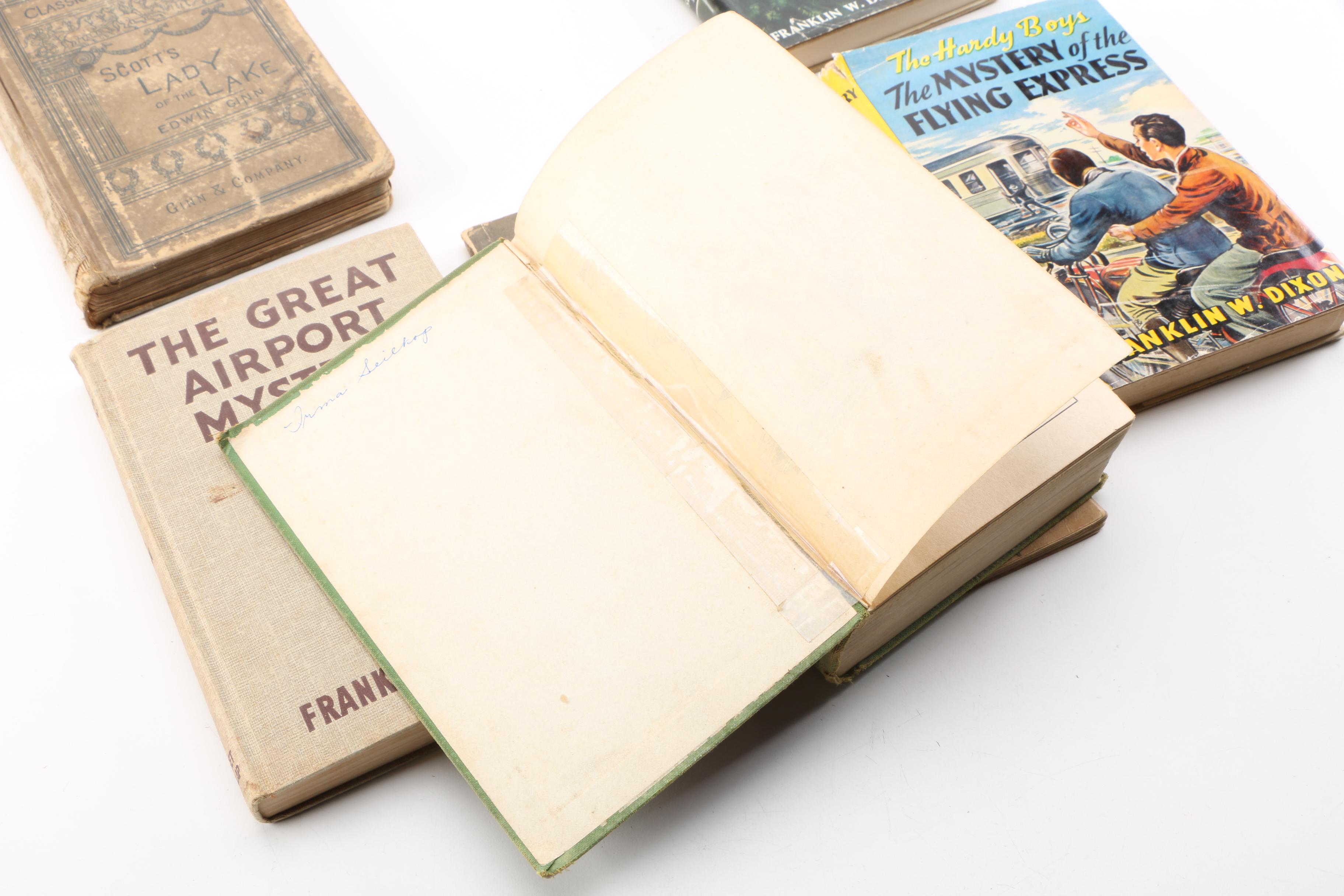 Vintage Books Including "The Hardy Boys" Mysteries