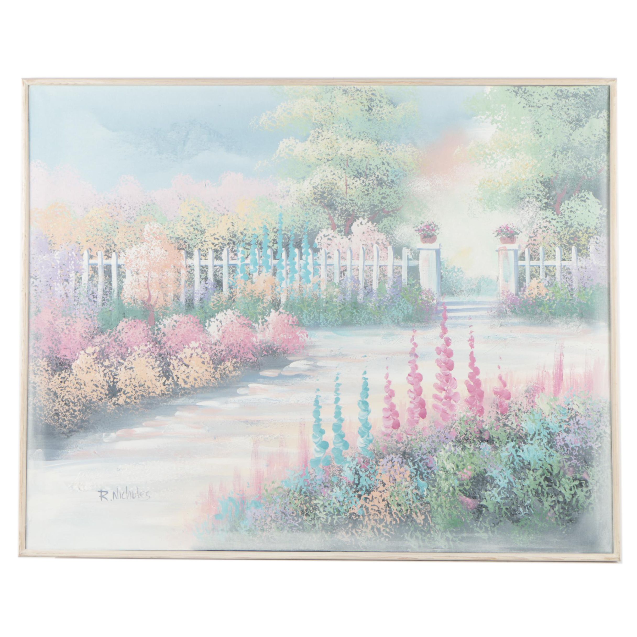 R. Nicholes Acrylic Painting