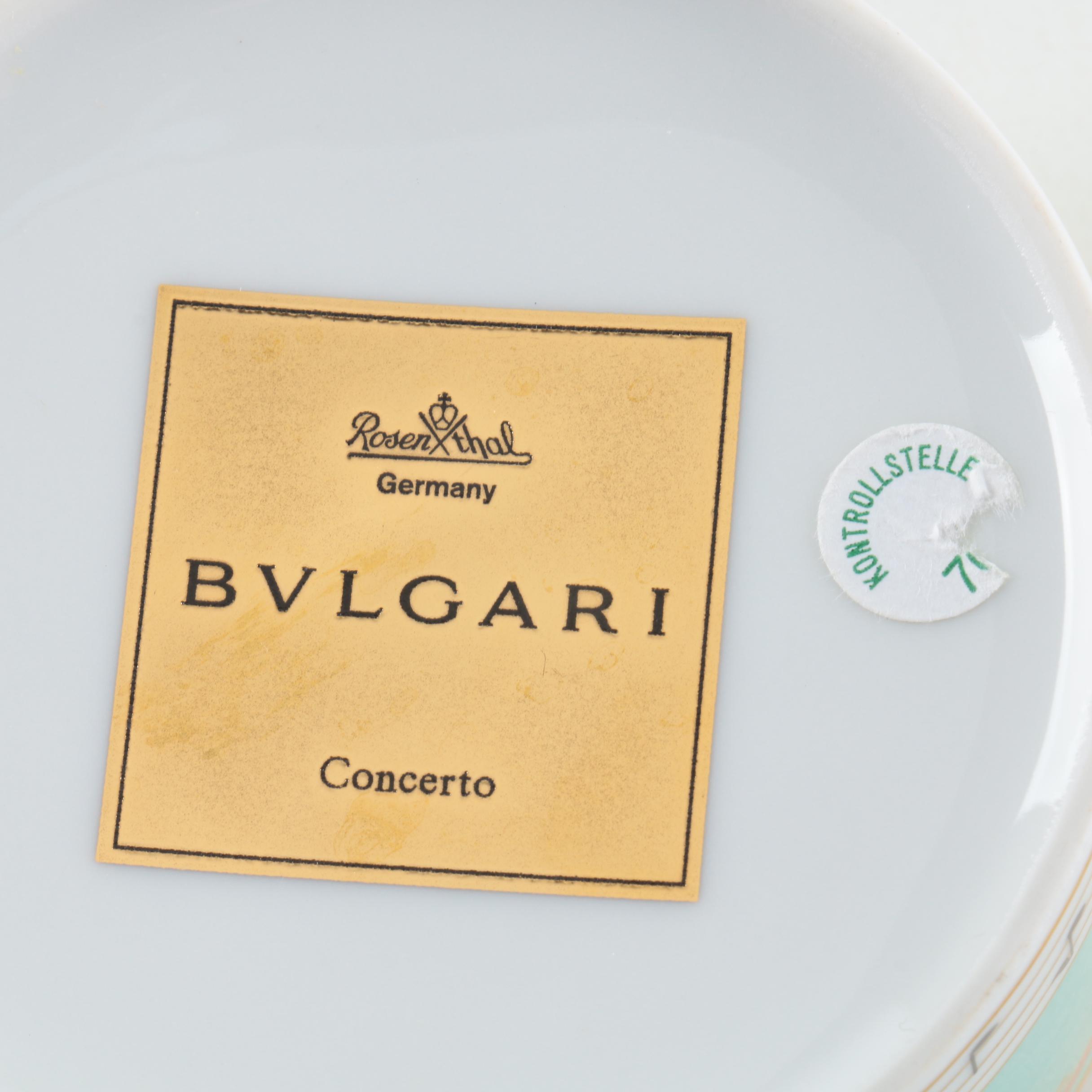 Rosenthal Bulgari "Concerto" Porcelain Tableware