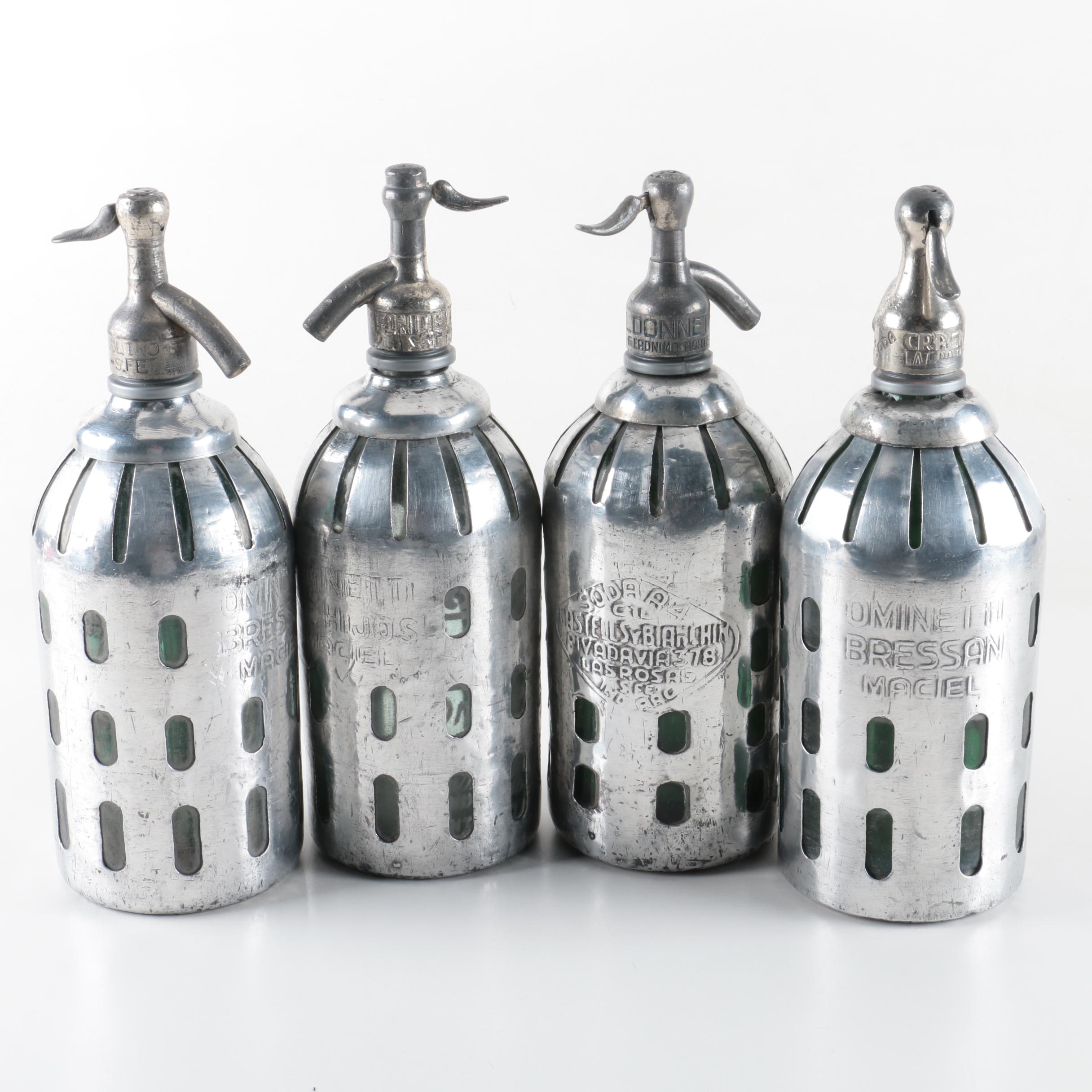 Vintage Argentinian Seltzer Bottles