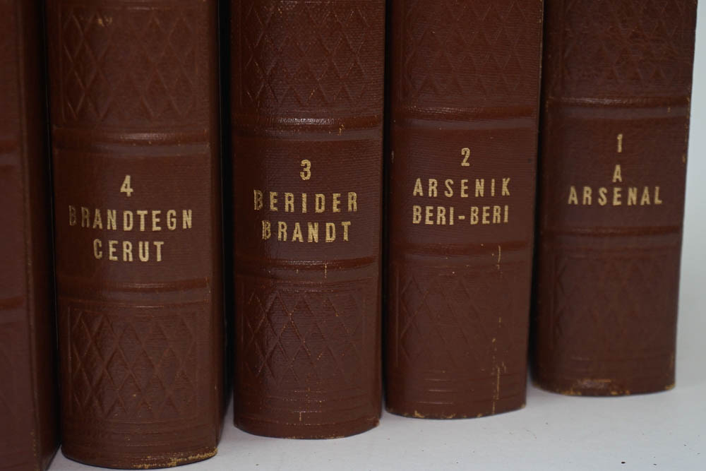 "Vor Tids Leksikon" Edited by A.P. Hansen Volumes 1-4, 7, 13 and 18