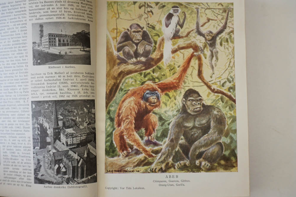 "Vor Tids Leksikon" Edited by A.P. Hansen Volumes 1-4, 7, 13 and 18