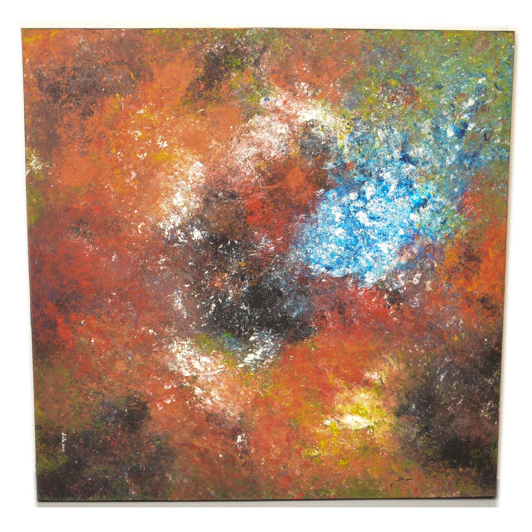 Li Fu Abstract Acrylic Painting on Canvas
