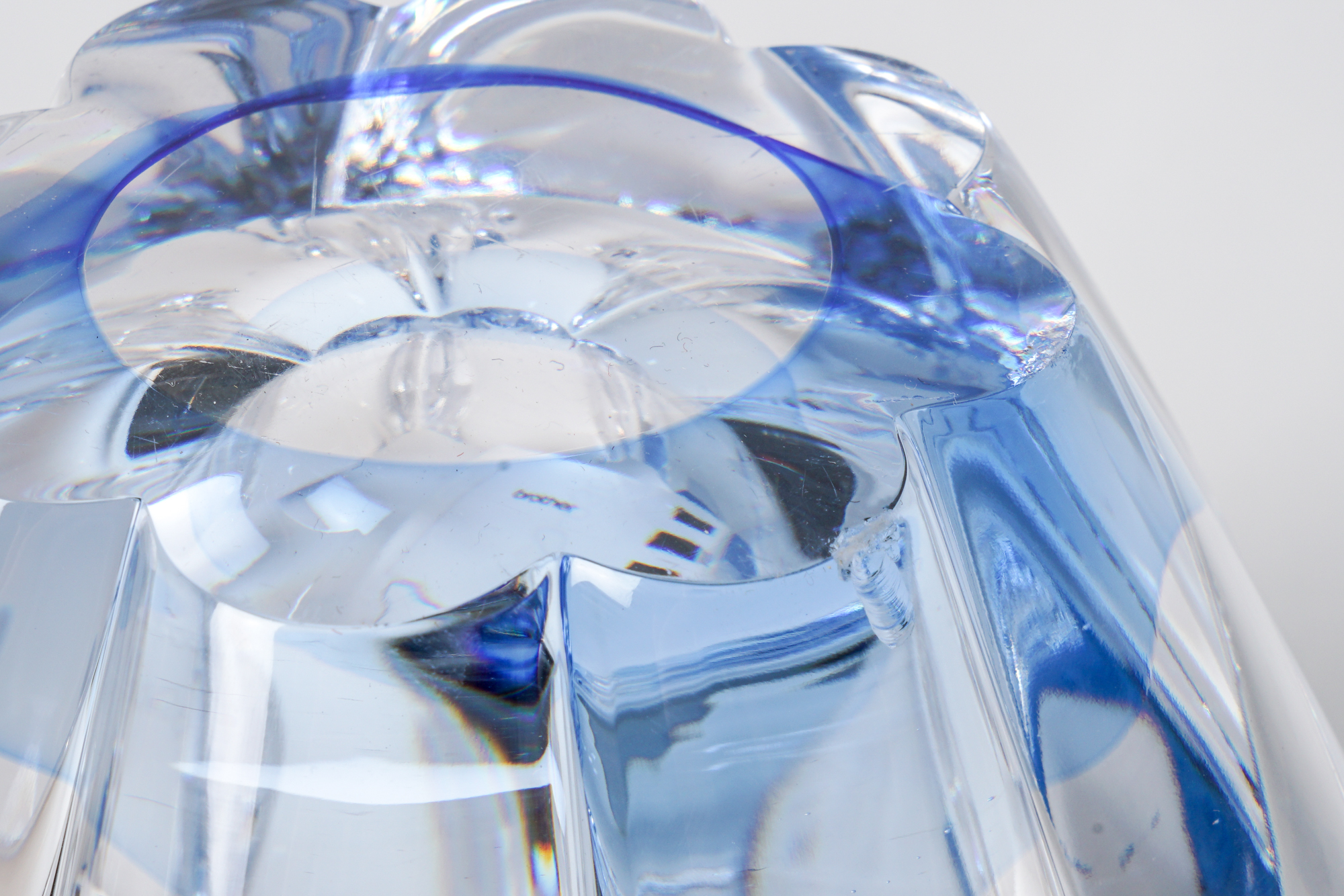 Orrefors "Mayflower" Crystal Bowl