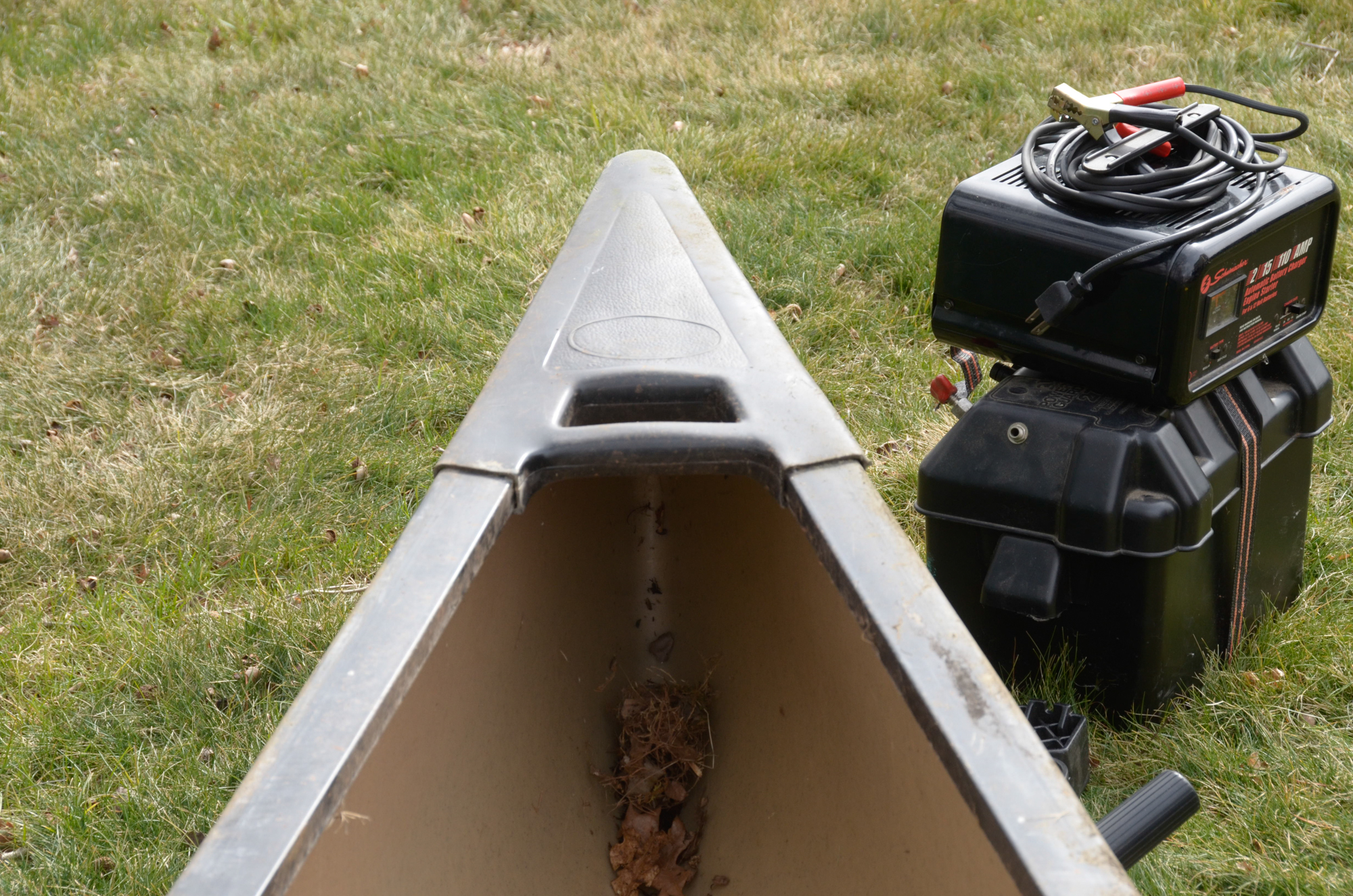 Old Town Discovery 158 Canoe, Minn Kota Trolling Motor and Accessories