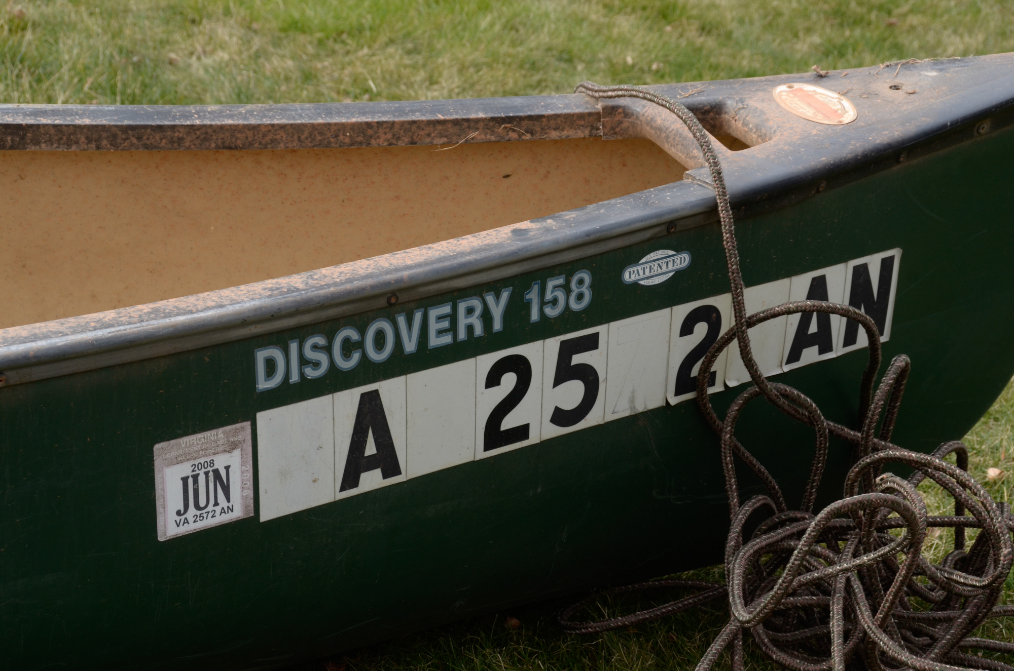 Old Town Discovery 158 Canoe, Minn Kota Trolling Motor and Accessories