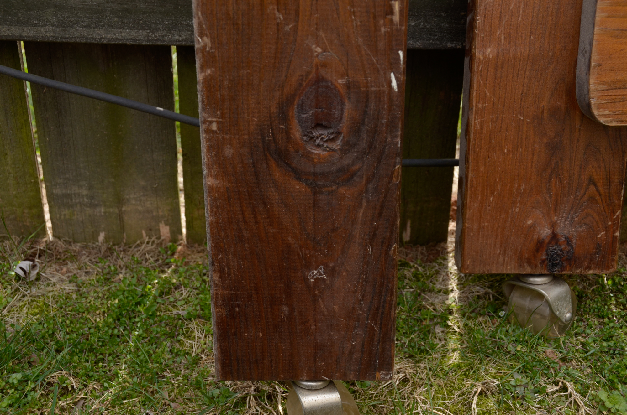 Rustic Pine Twin Bed Frame