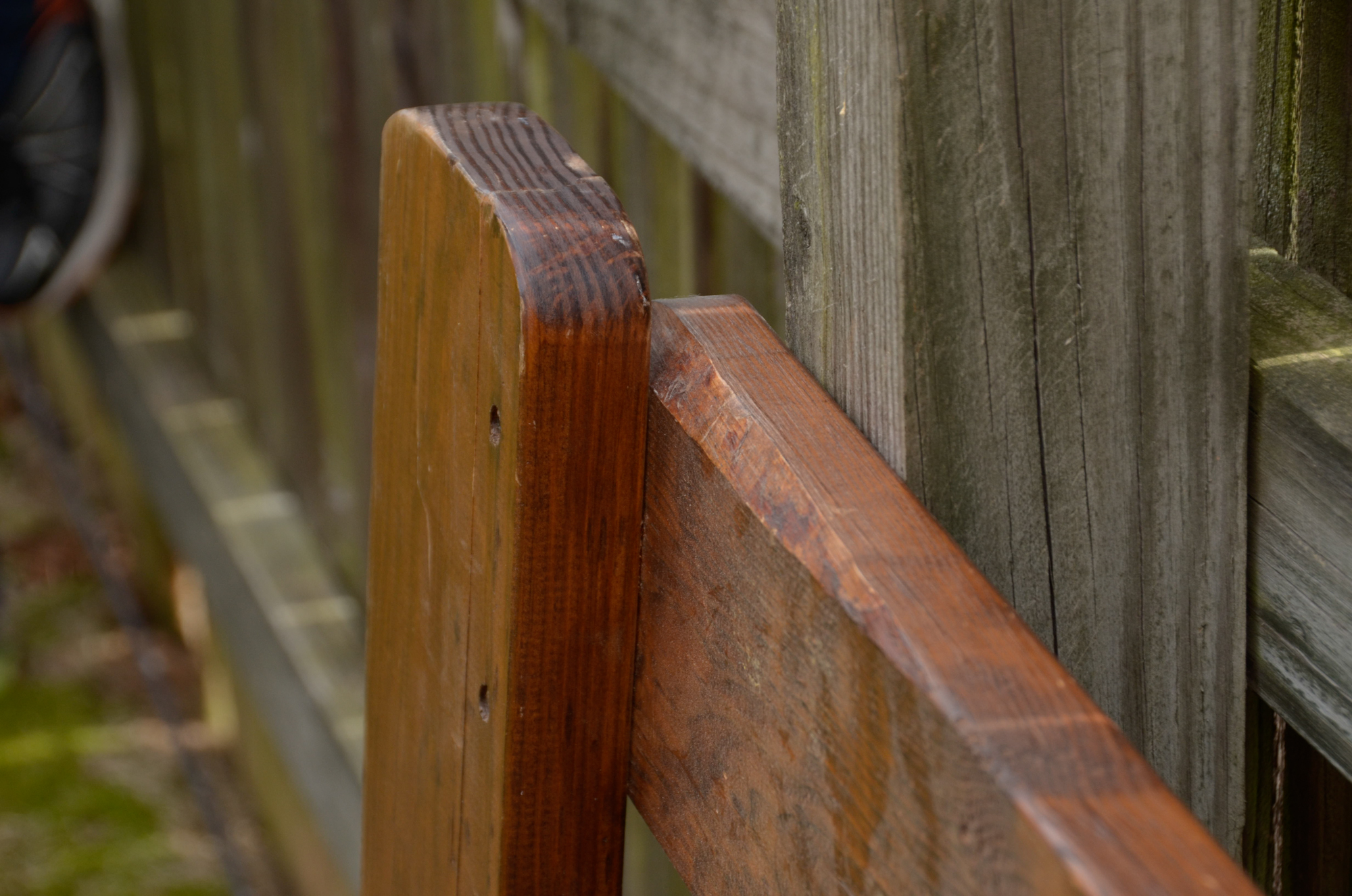 Rustic Pine Twin Bed Frame