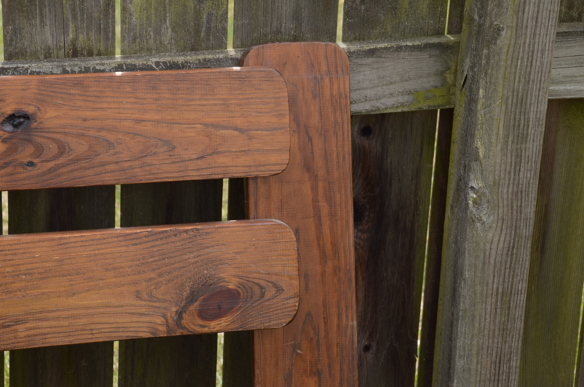 Rustic Pine Twin Bed Frame