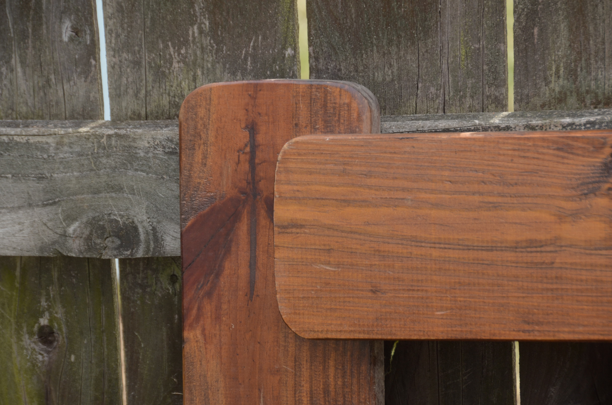 Rustic Pine Twin Bed Frame