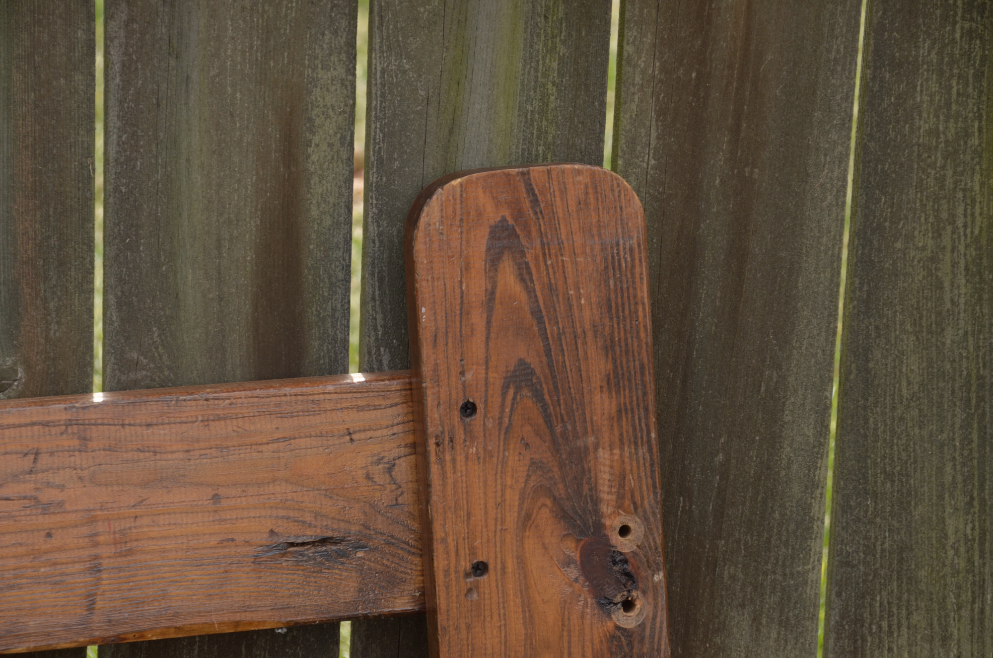 Rustic Pine Twin Bed Frame