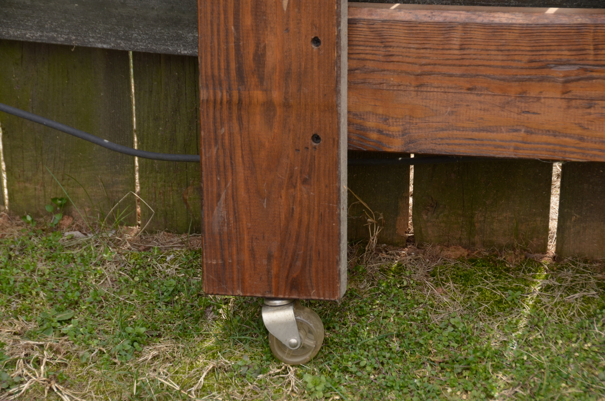 Rustic Pine Twin Bed Frame