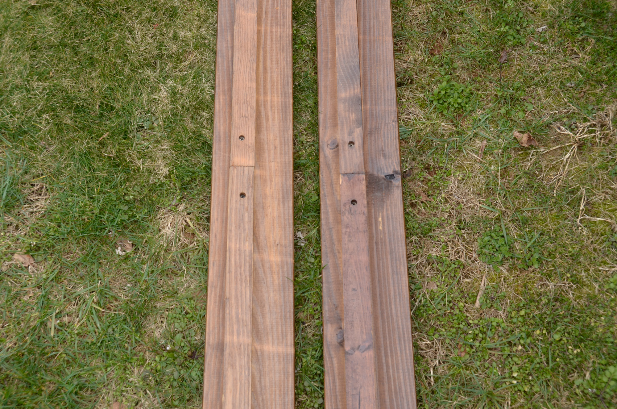 Rustic Pine Twin Bed Frame