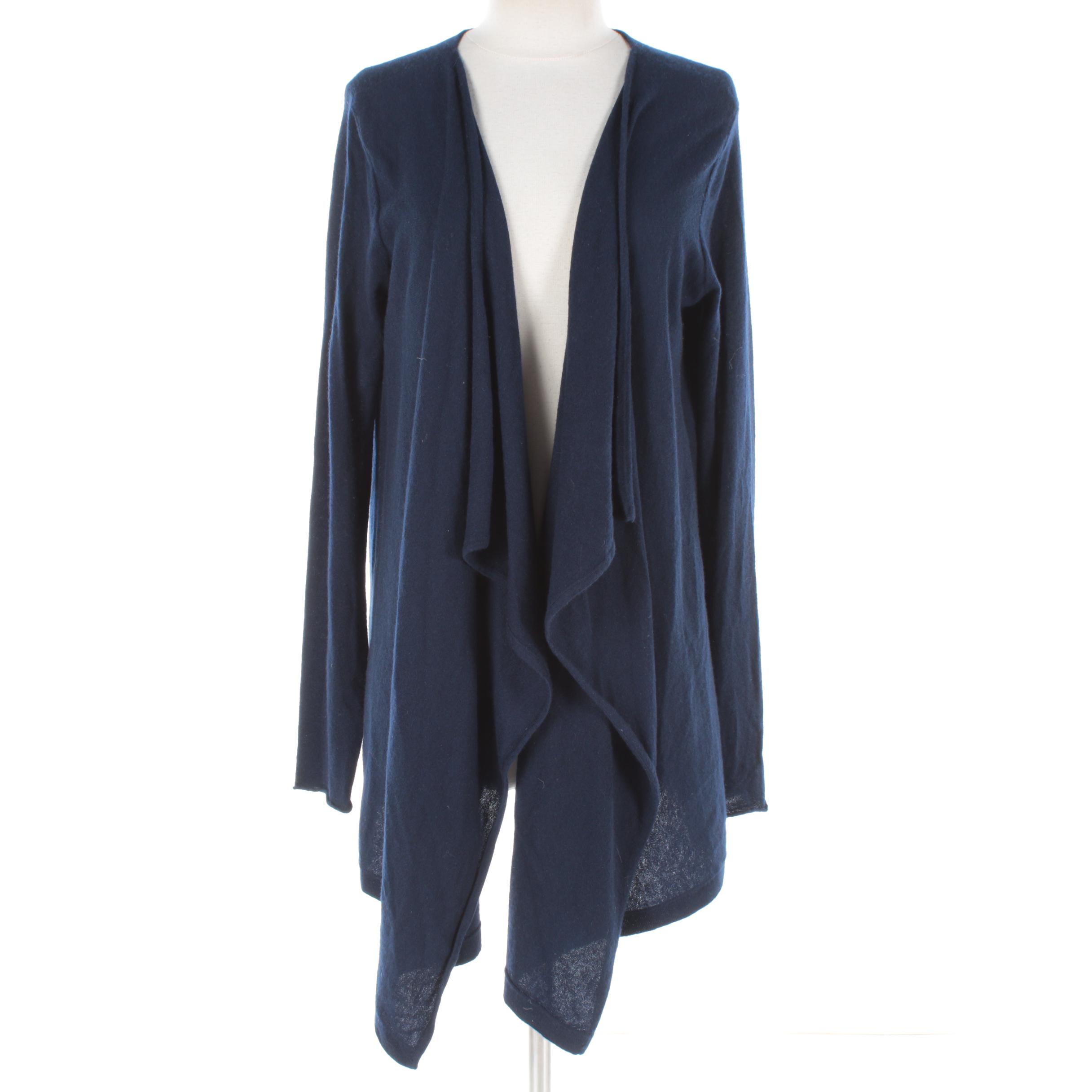 Women's Tory Burch Navy Blue Cashmere Sweater