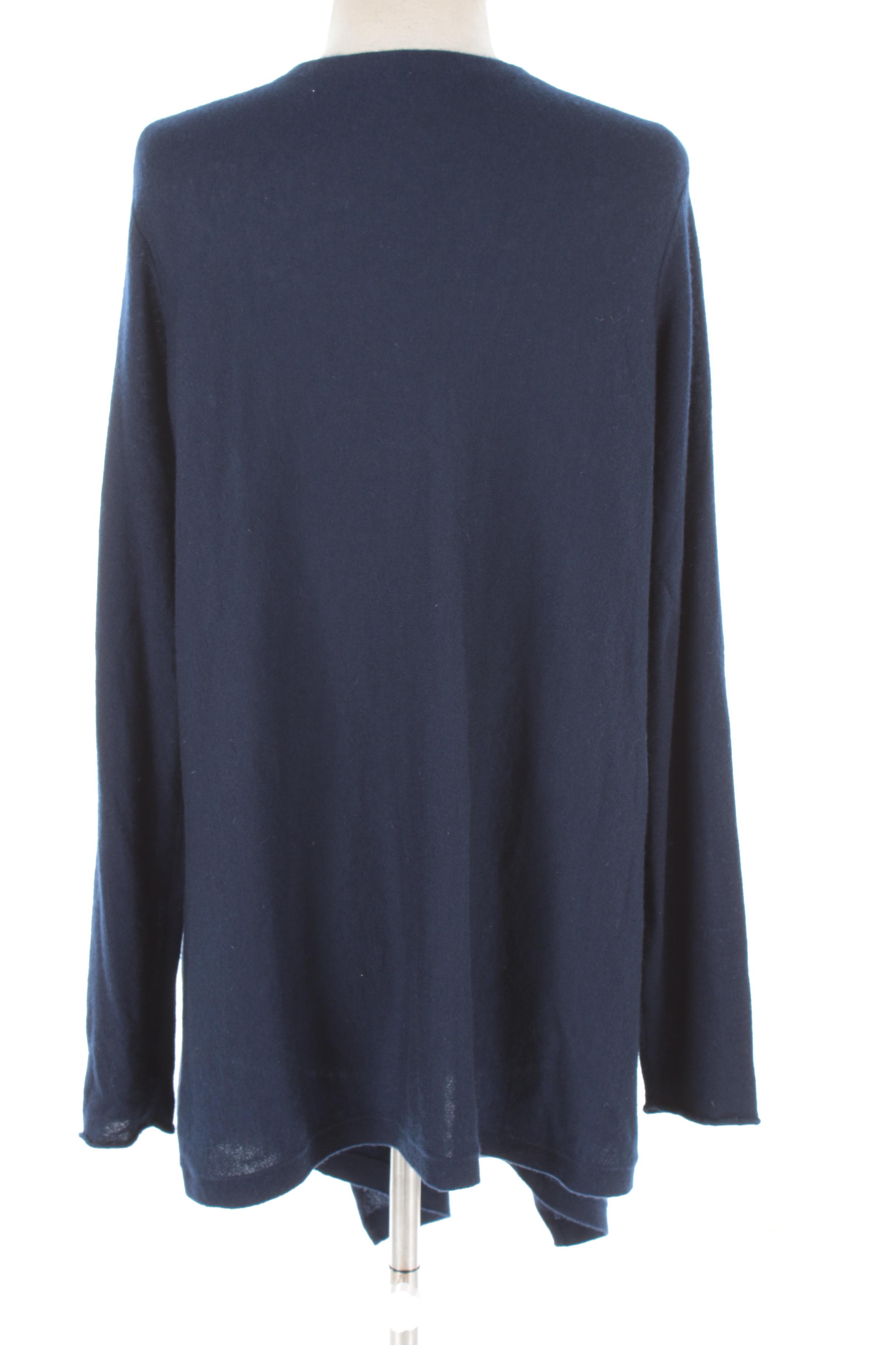 Women's Tory Burch Navy Blue Cashmere Sweater
