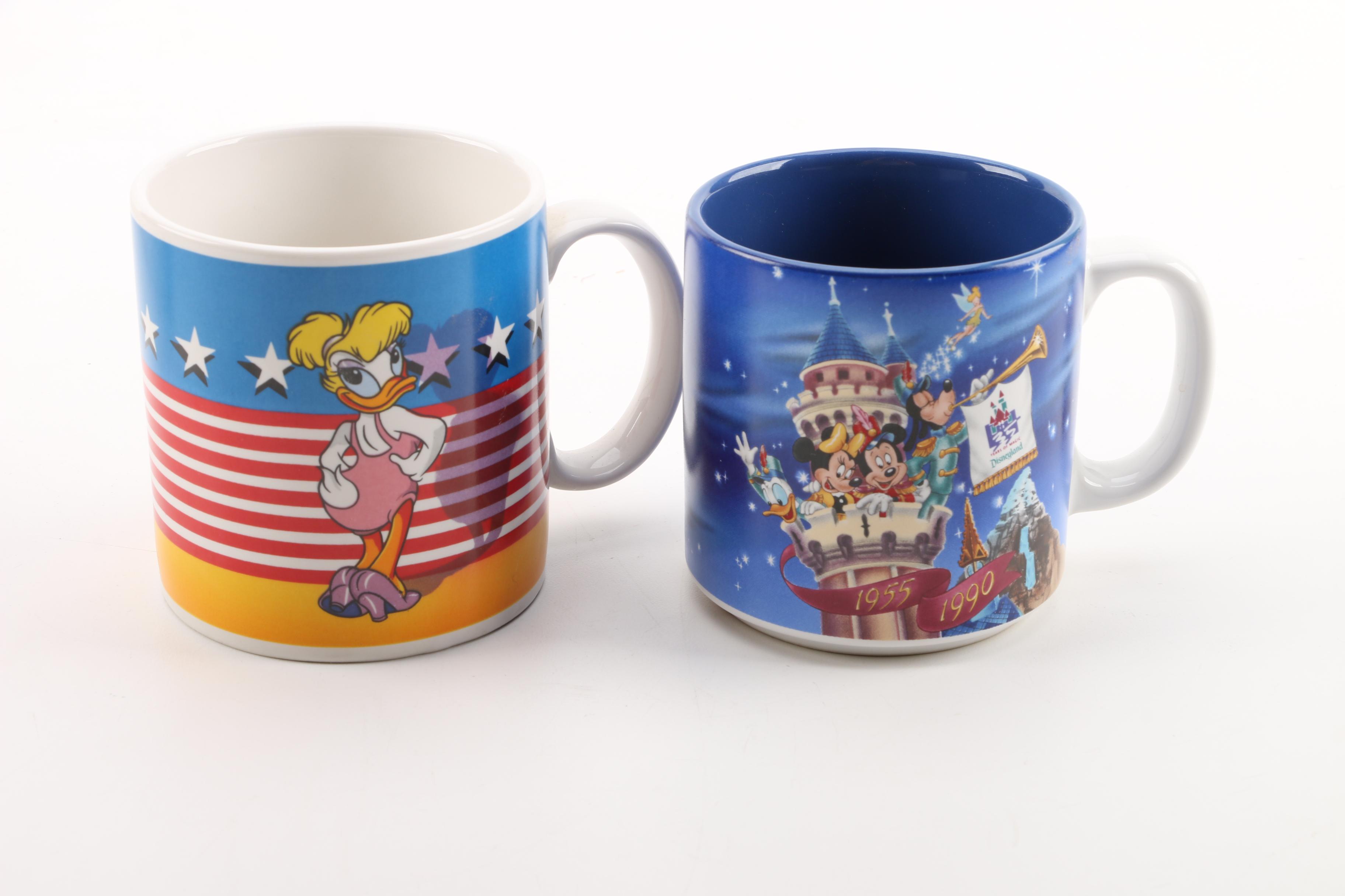 Disney Clock, Mugs, Dishes and Other Collectibles