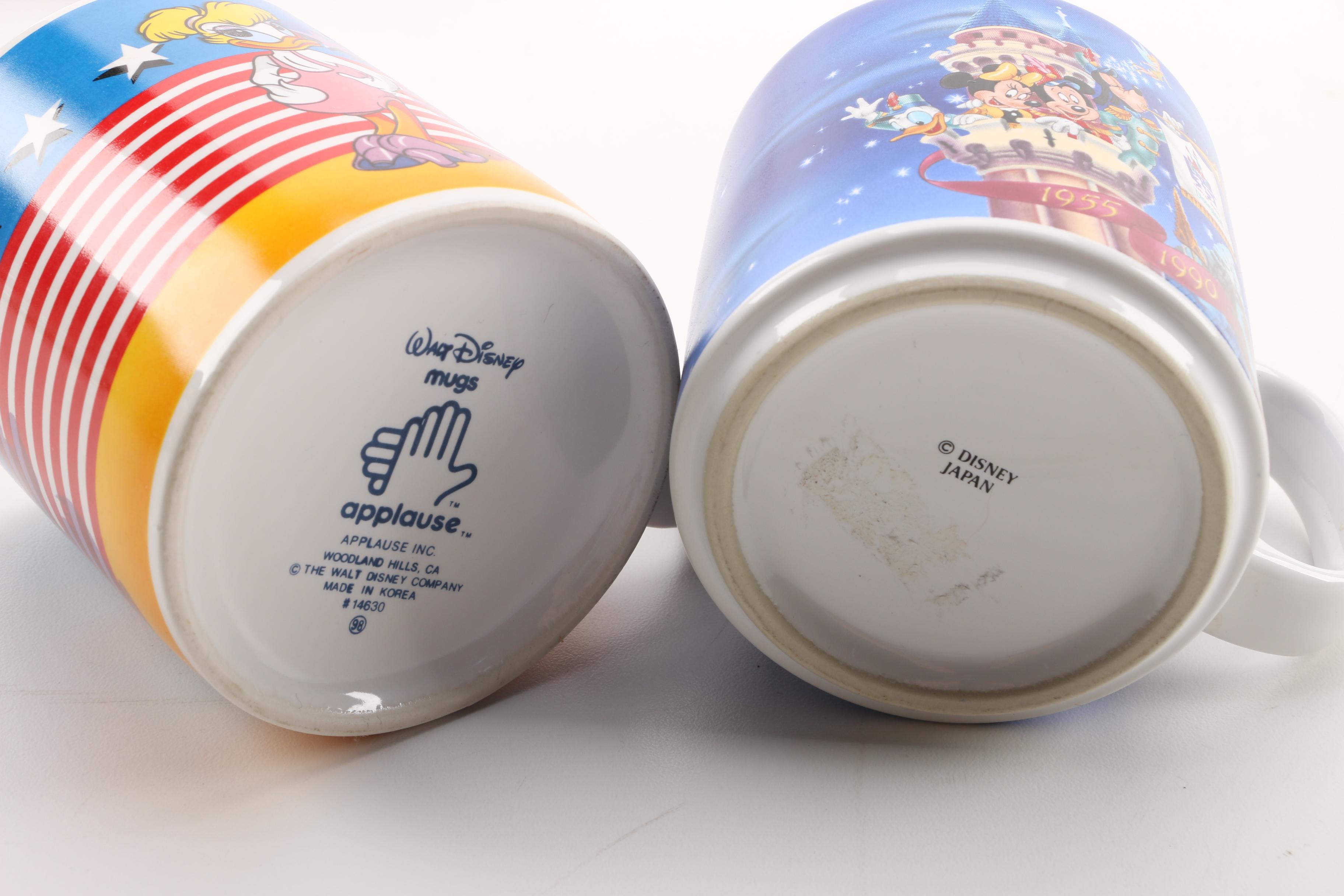 Disney Clock, Mugs, Dishes and Other Collectibles