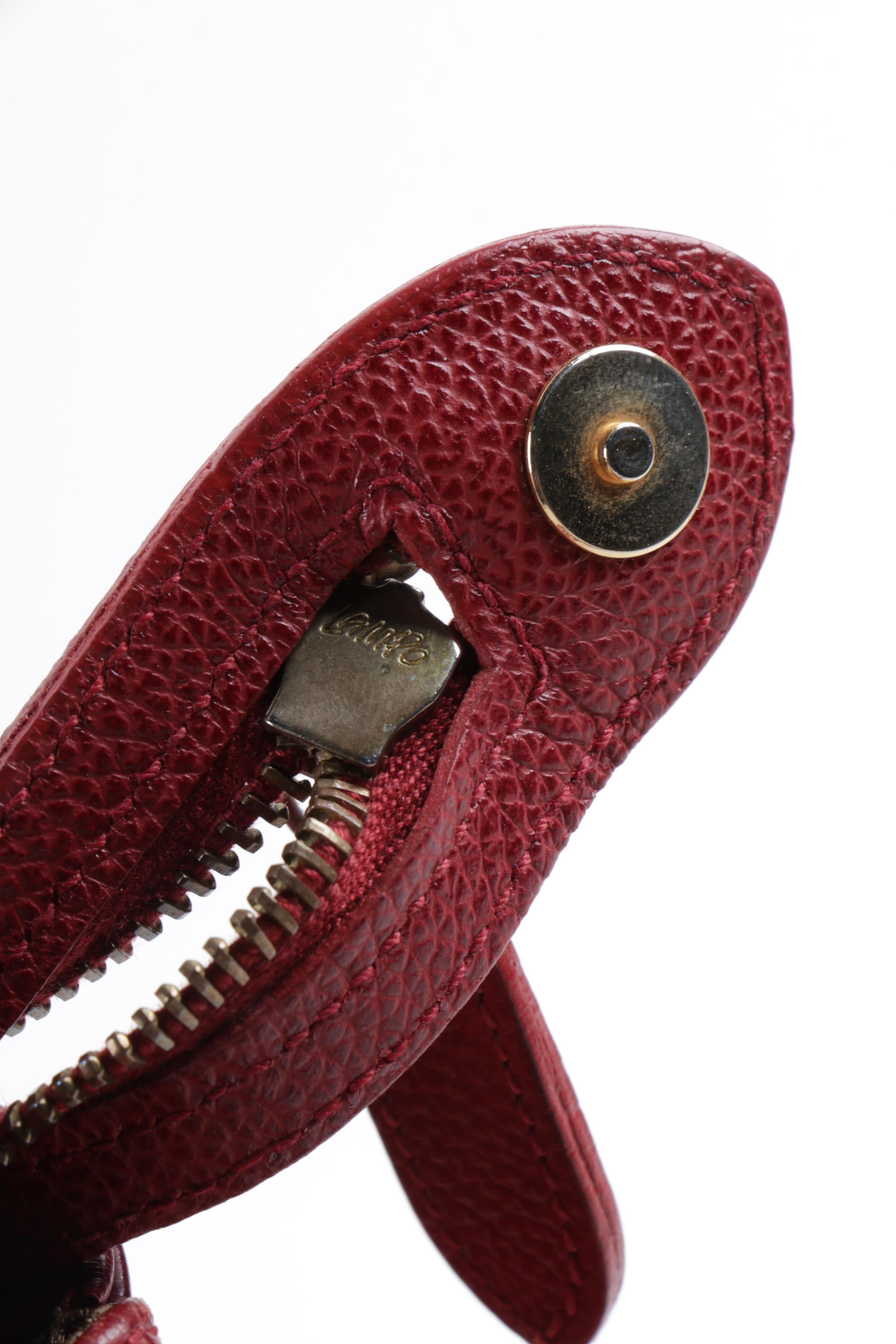 Coach Madison Sutton Red Leather Satchel