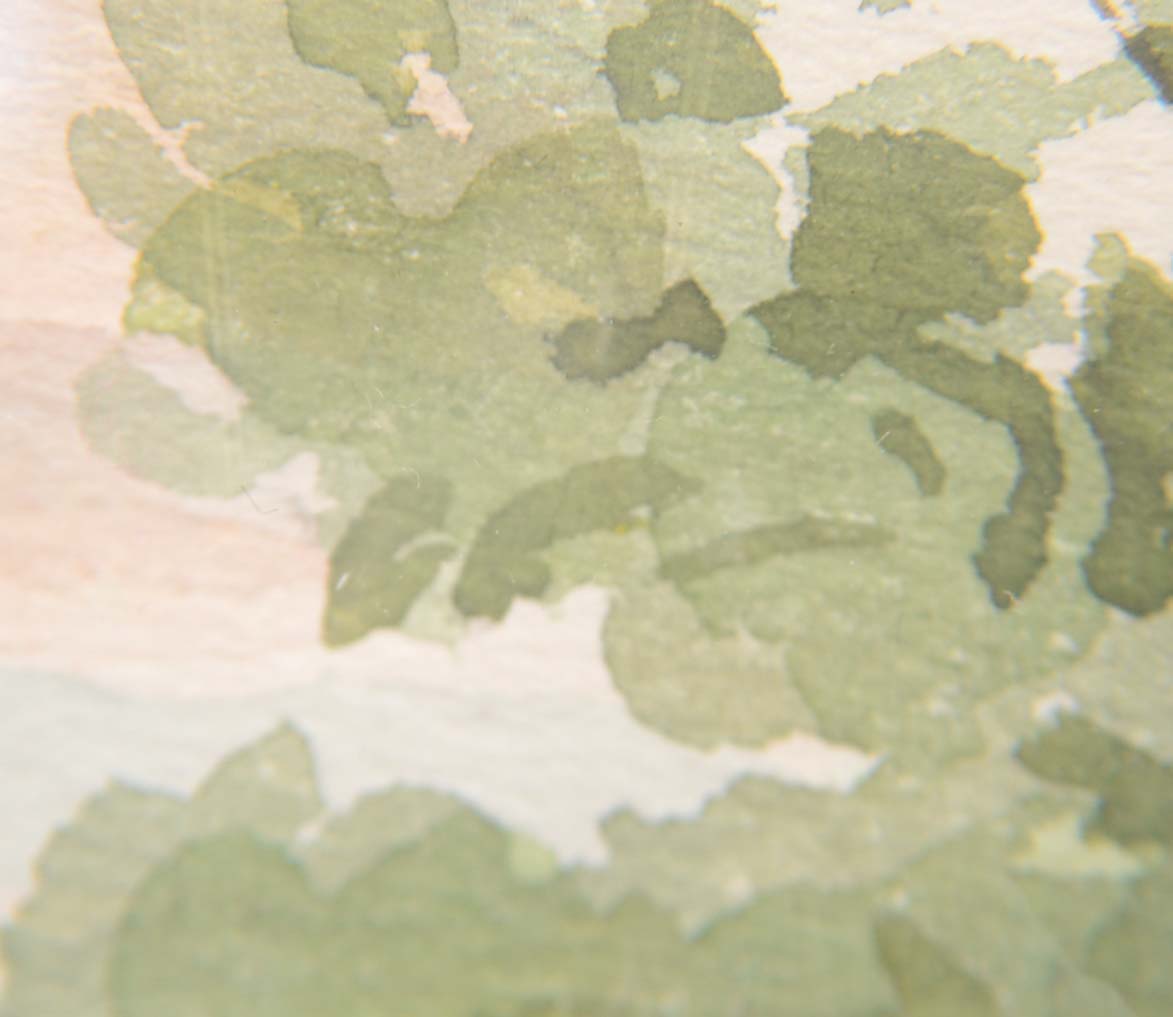 Arthur Douglas Watercolor Painting "Looking from the Field"