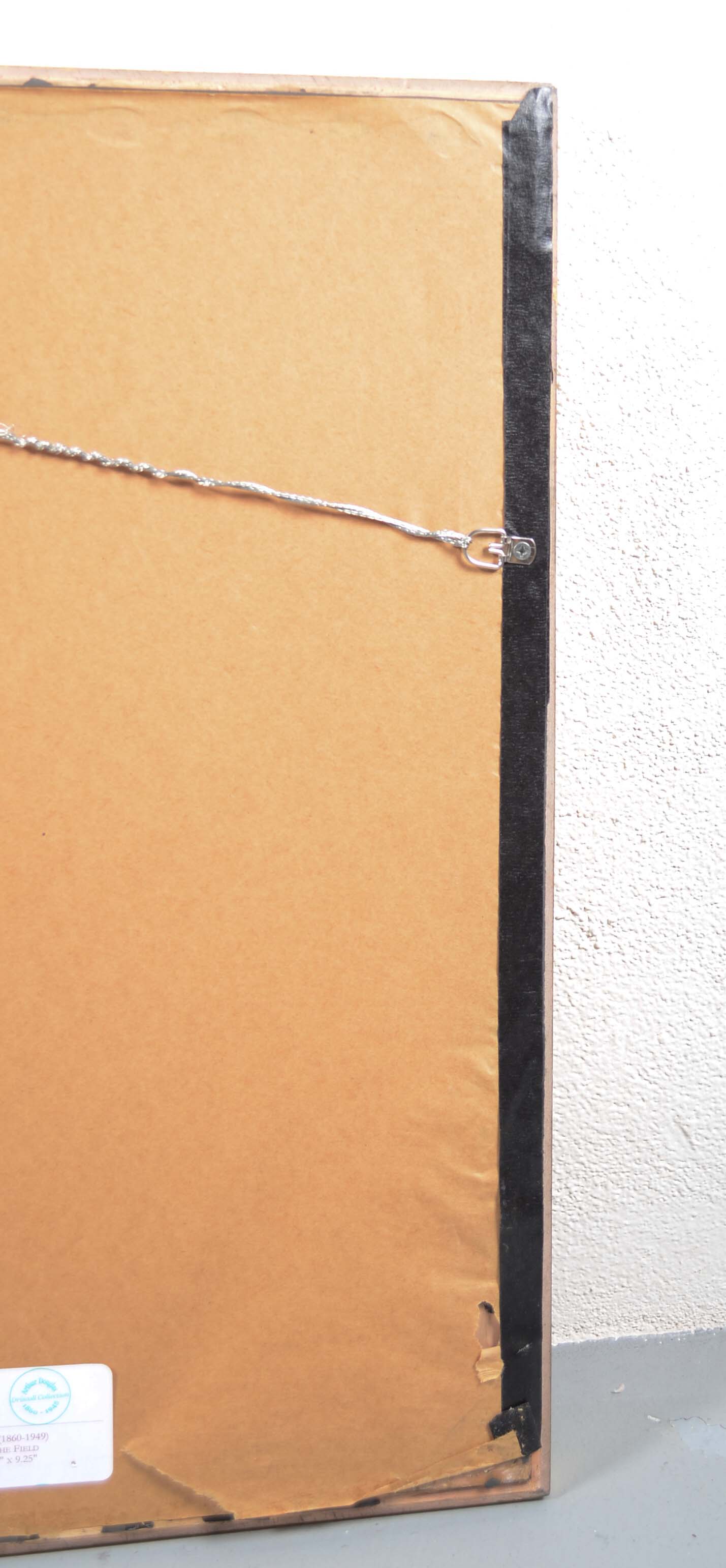 Arthur Douglas Watercolor Painting "Looking from the Field"