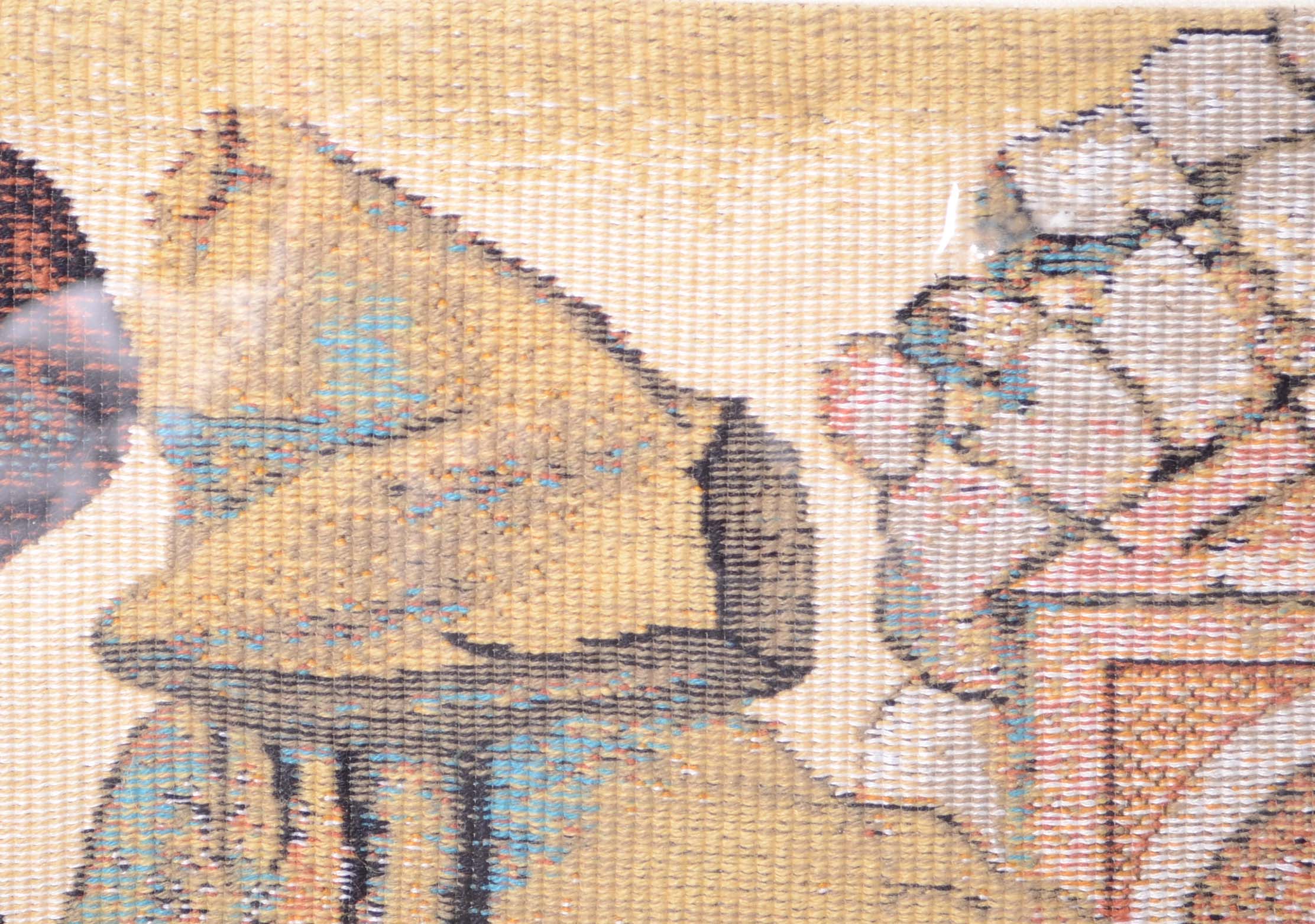 Machine-Woven Jacquard Tapestry After Salvador Dali "Battle Around a Dandelion"