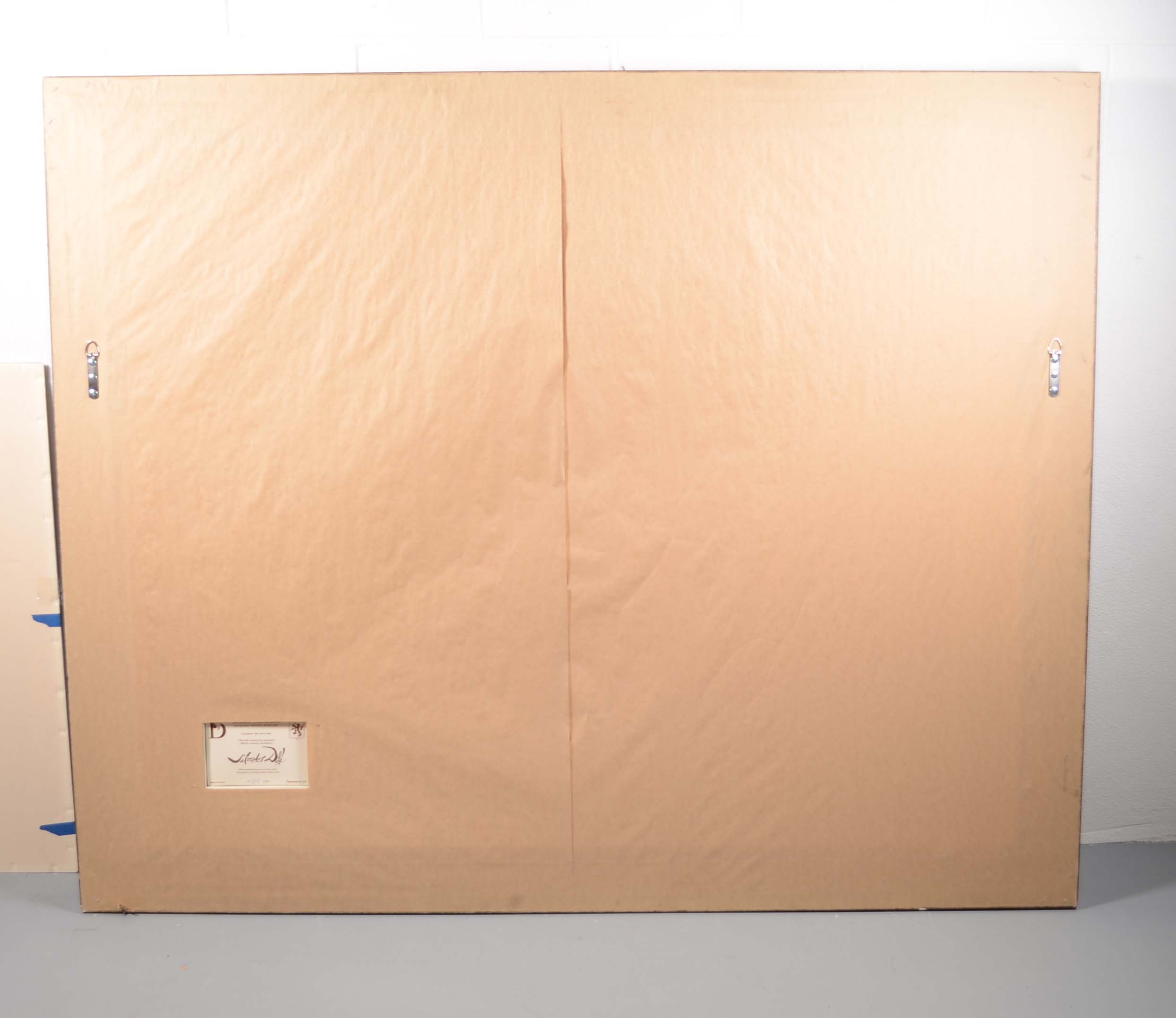 Machine-Woven Jacquard Tapestry After Salvador Dali "Battle Around a Dandelion"