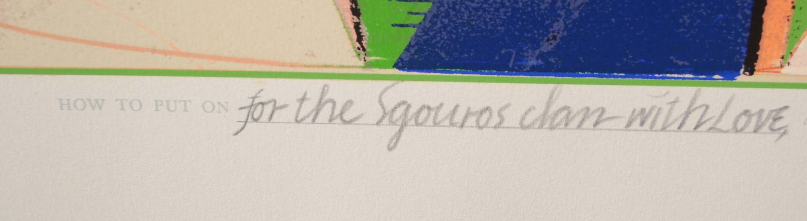 Richard Merkin Limited Edition Serigraph "Design for Departure"