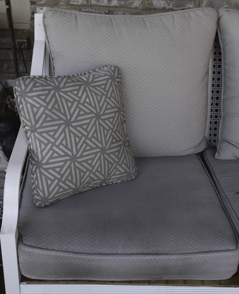 Hampton Bay Patio Sofa and Coffee Table