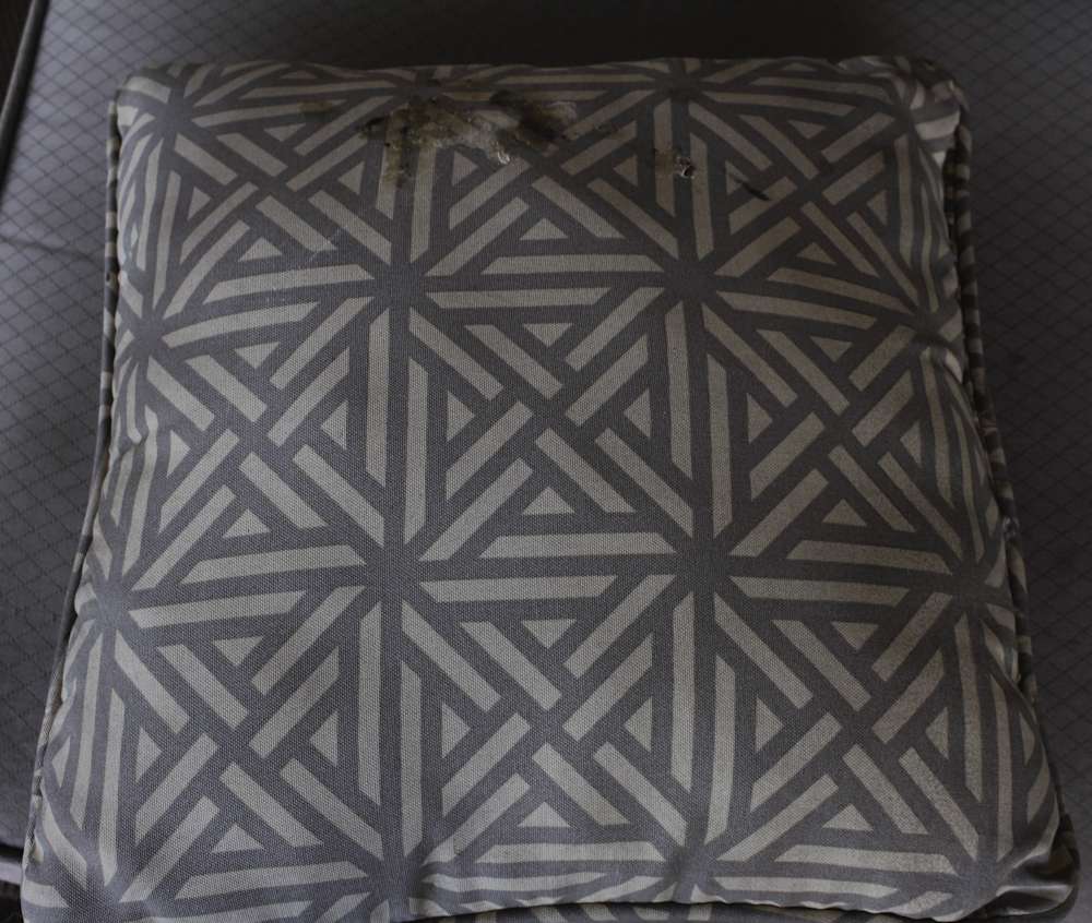 Hampton Bay Patio Sofa and Coffee Table