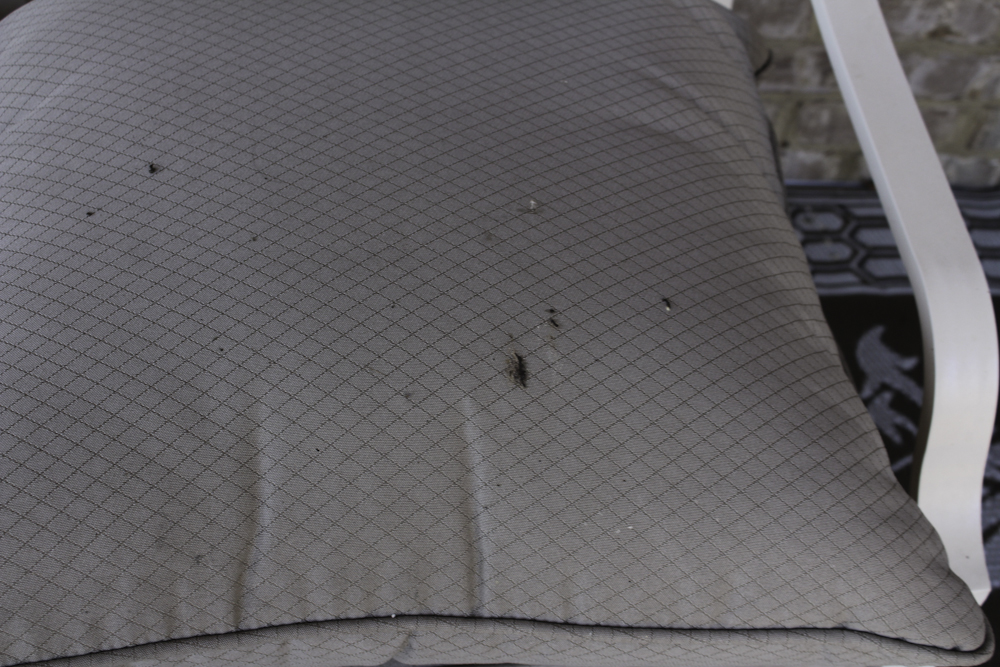 Hampton Bay Patio Sofa and Coffee Table