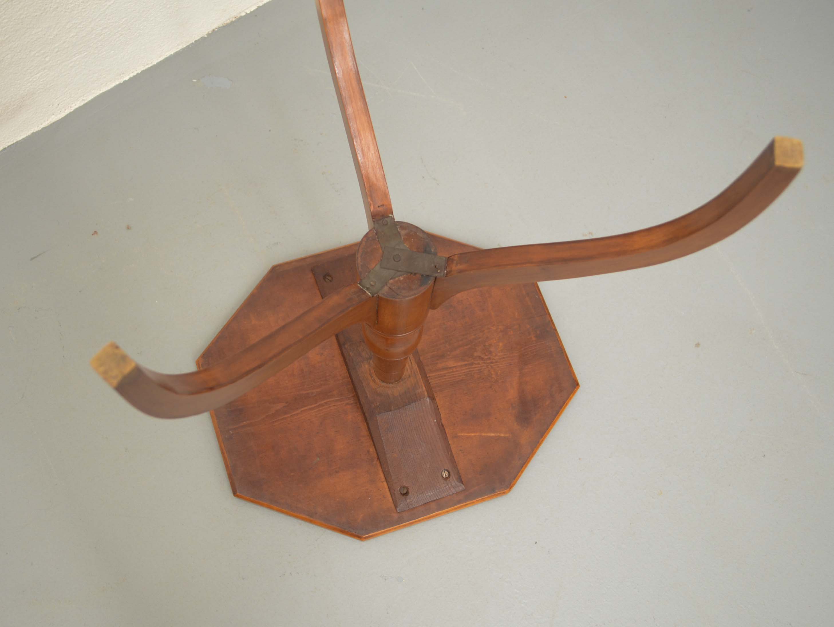 Antique Octagonal Top Candlestand