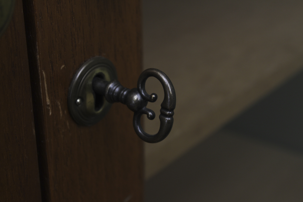 Wood and Glass Humidor Display Cabinet by J. C. Pendergast