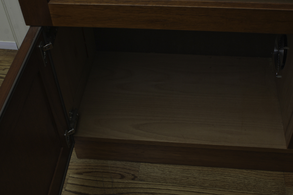 Wood and Glass Humidor Display Cabinet by J. C. Pendergast