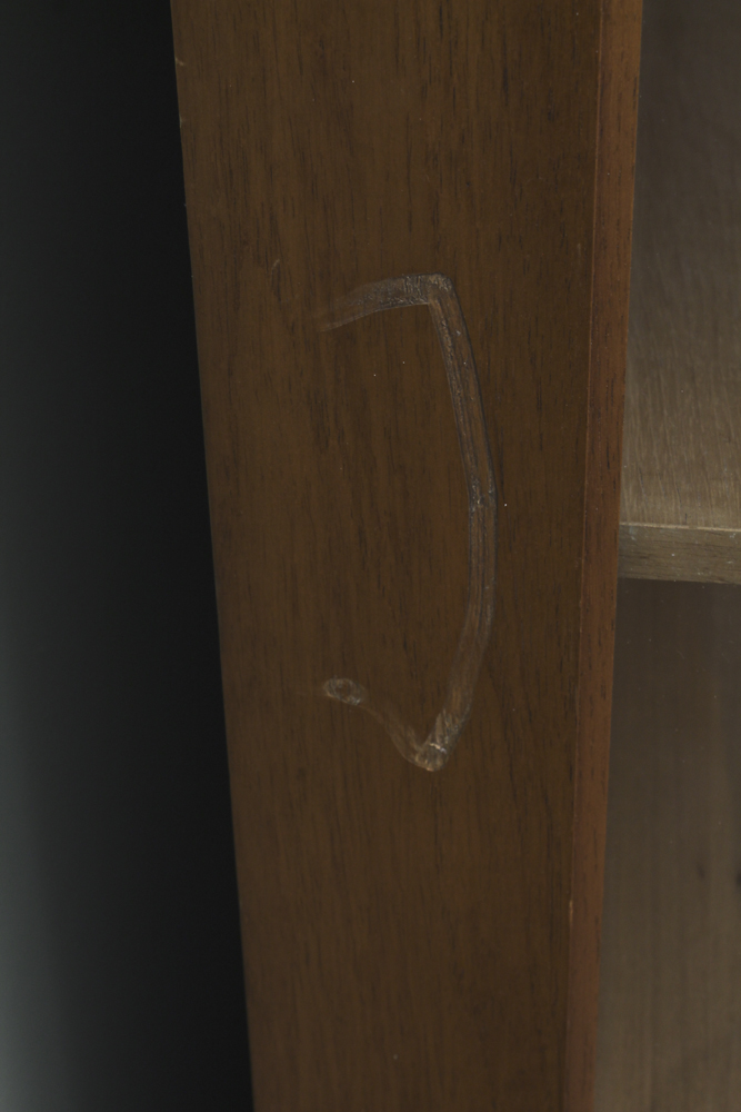 Wood and Glass Humidor Display Cabinet by J. C. Pendergast