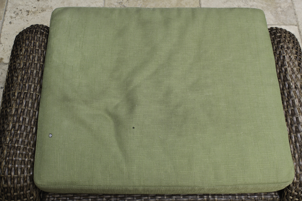 Martha Stewart Living Wicker Patio Loveseat and Ottoman