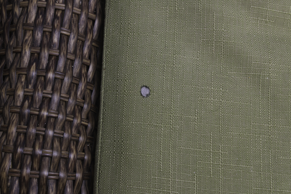 Martha Stewart Living Wicker Patio Loveseat and Ottoman